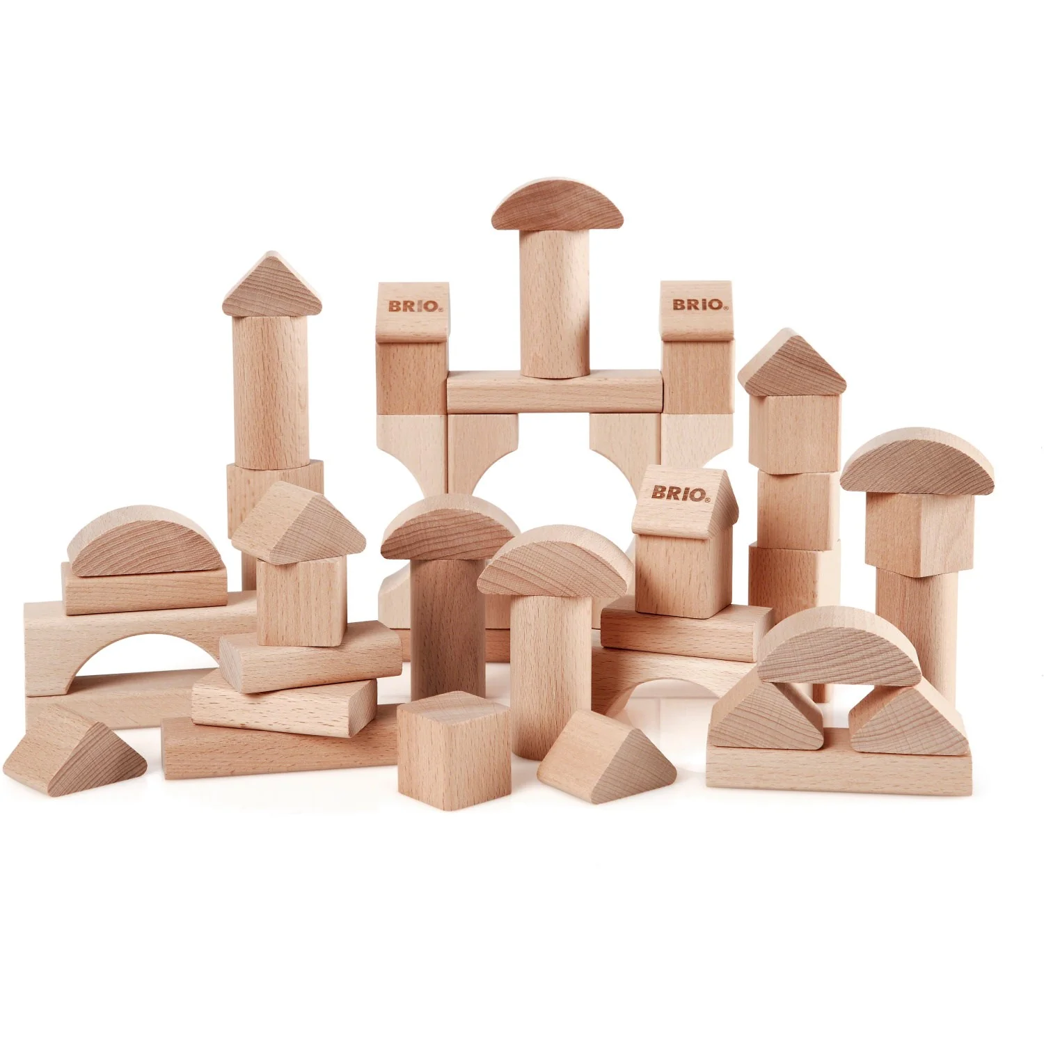 BRIO® 30113 Byggeklodser, Natur, 50 Stk. - Image 2