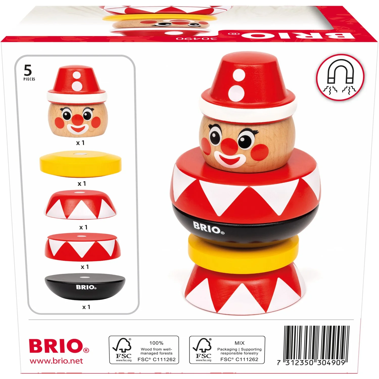 BRIO® 30490 Magnetisk Stableklovn - Image 7