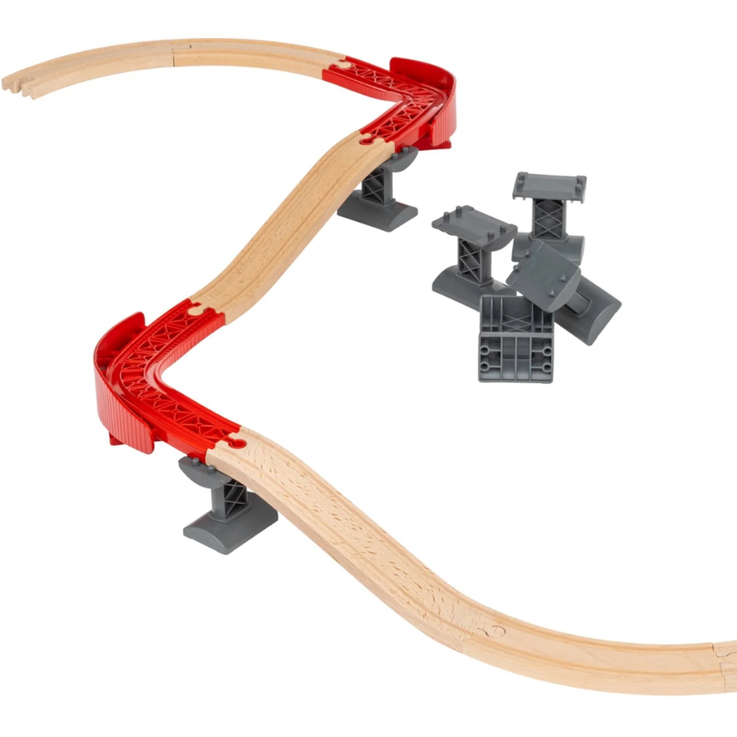 BRIO® 33995 Pakke Med Hævede, Buede Skinner - Image 3