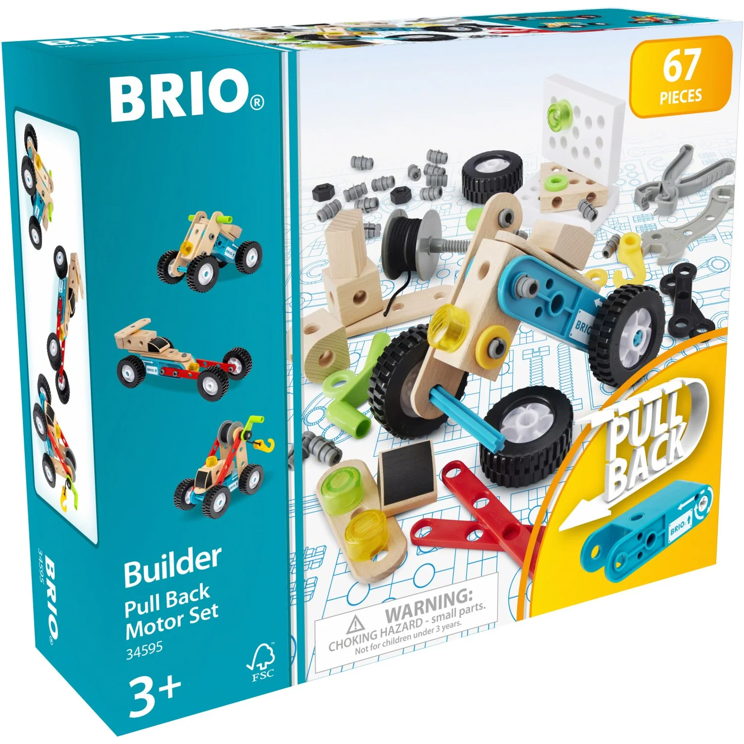 BRIO® 34595 Builder Pull Back-motorsæt - Image 6