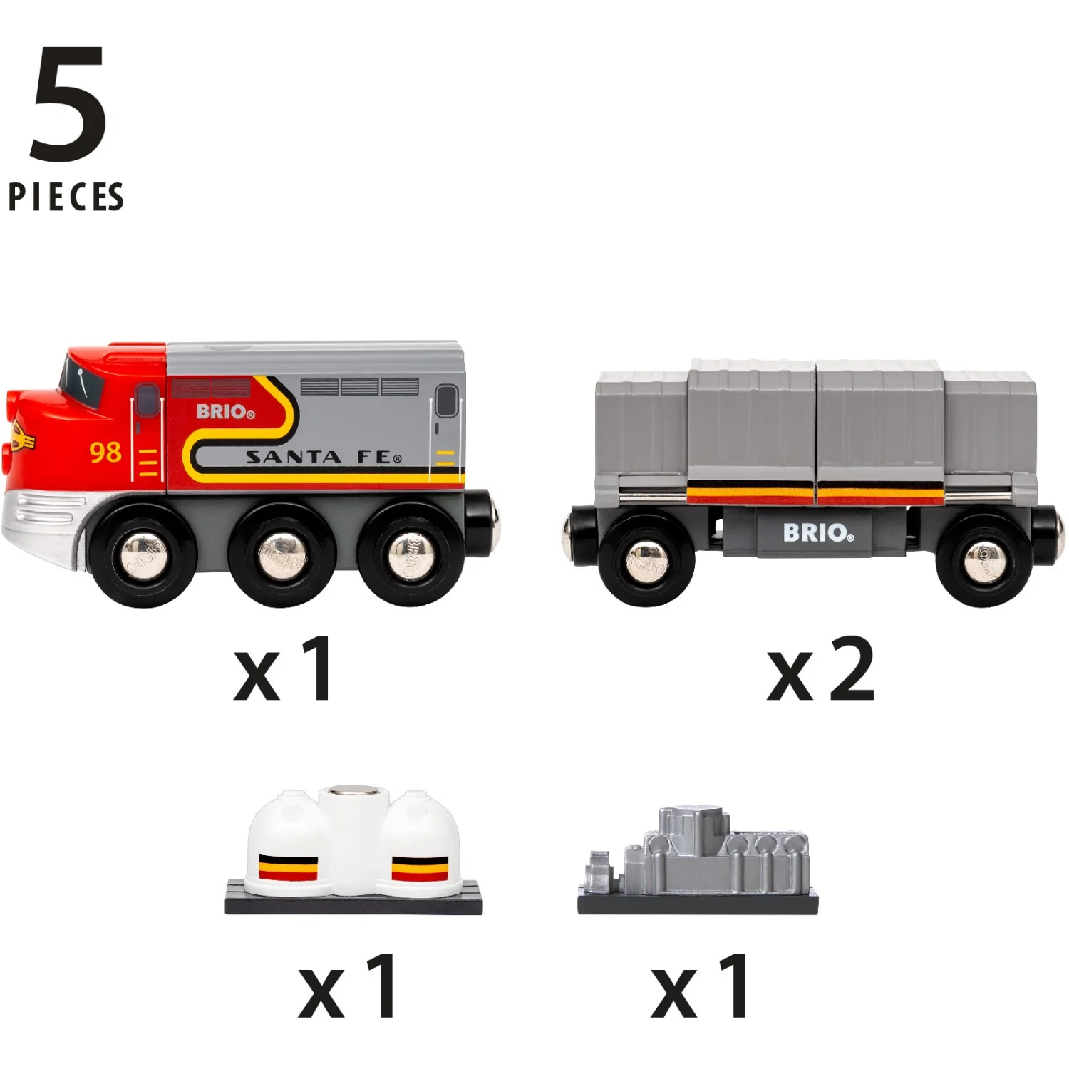 BRIO® 36089 Santa Fe Tog (Trains Of The World) - Image 4