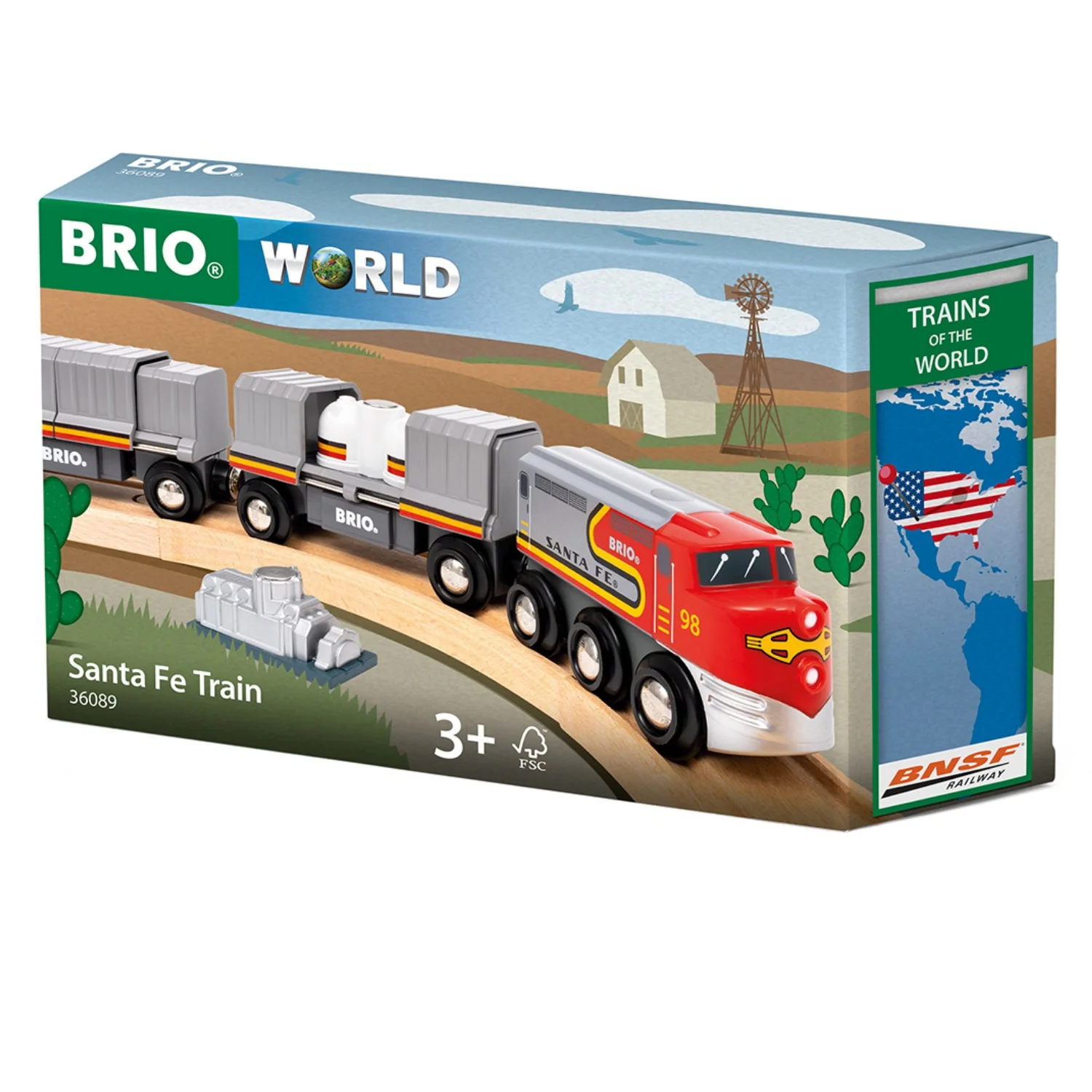 BRIO® 36089 Santa Fe Tog (Trains Of The World) - Image 7