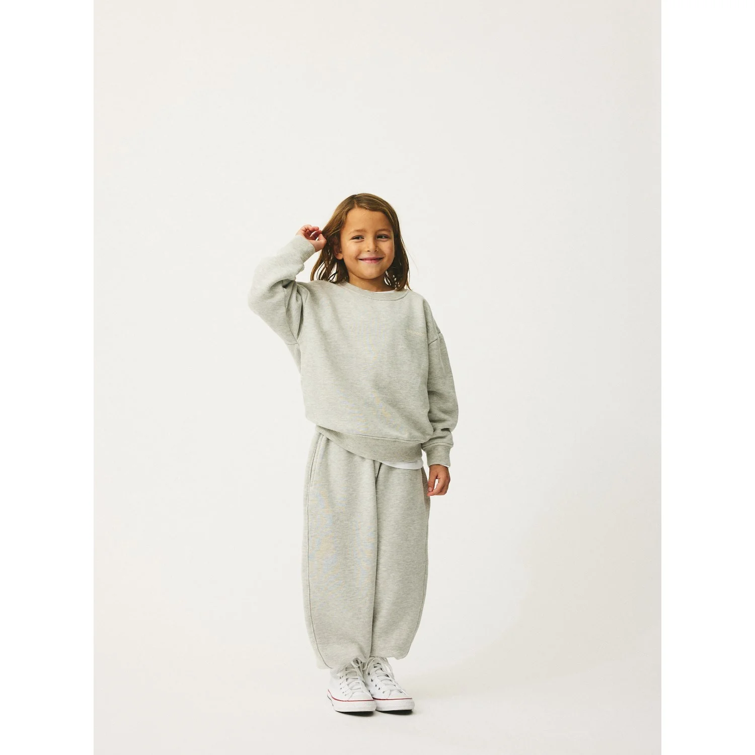 brunobruno nation Light Grey Melange Ella Bukser NB - Image 2