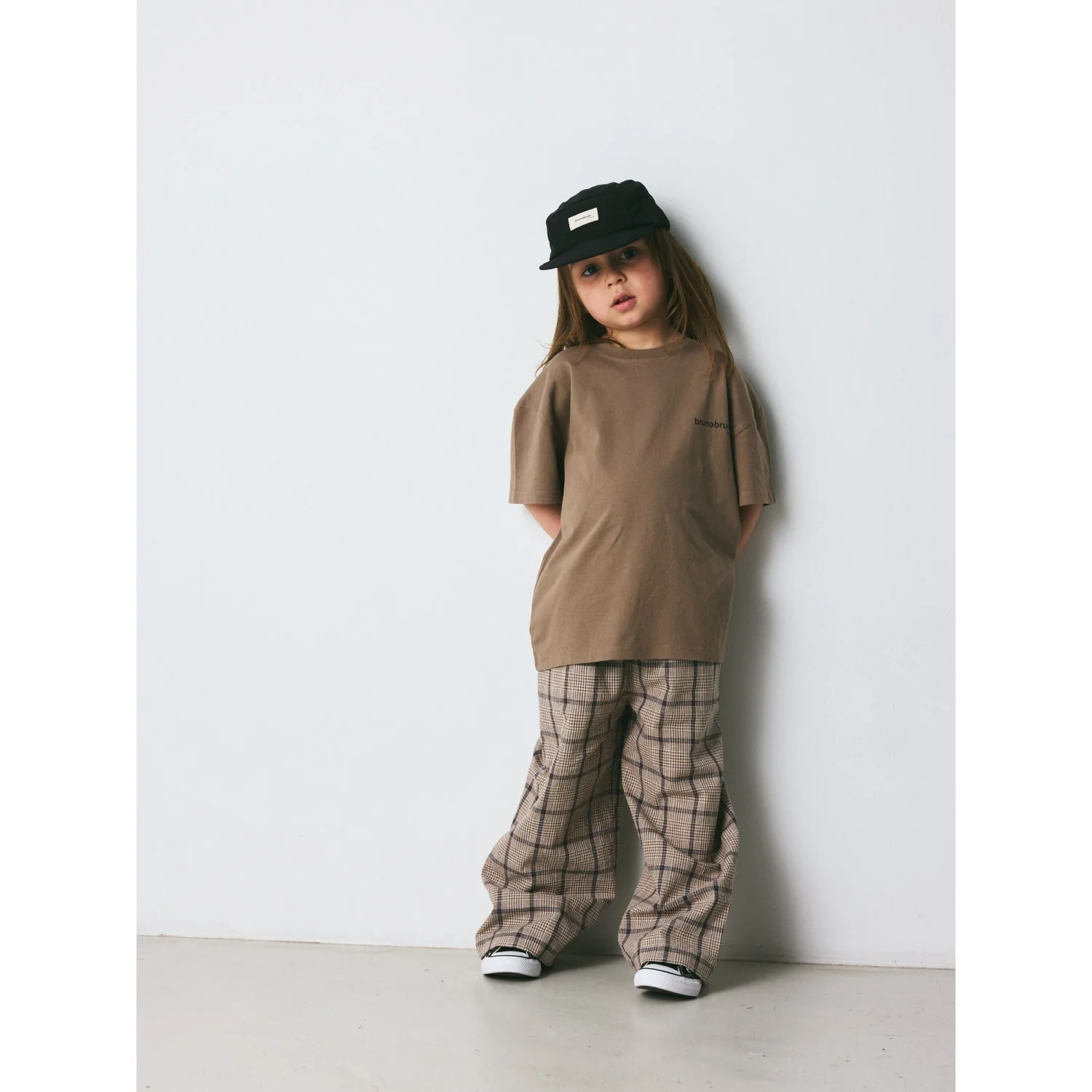 brunobruno nation Walnut Check Francis Walnut Check Bukser - Image 2