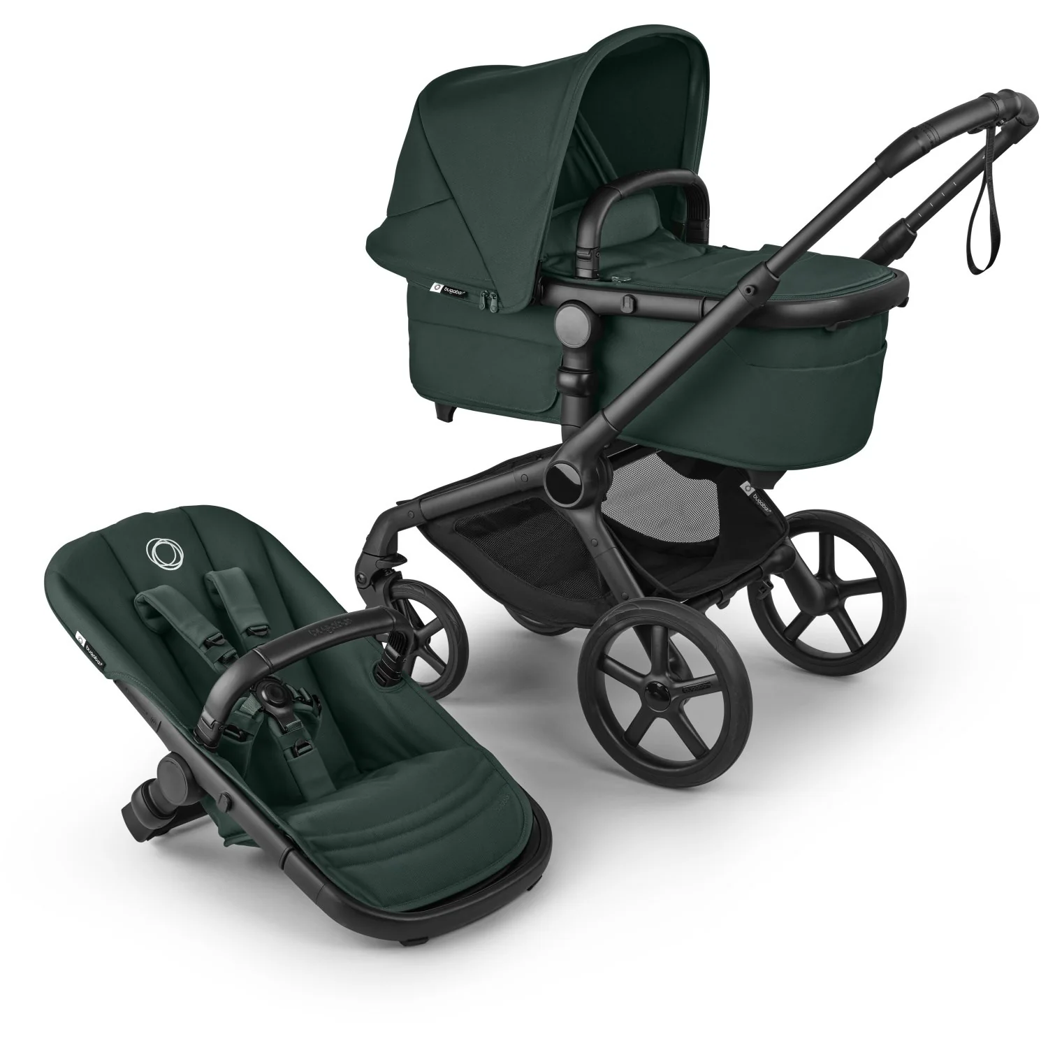Bugaboo Fox 5 Renew Complete Black/Fern Green-Fern Green