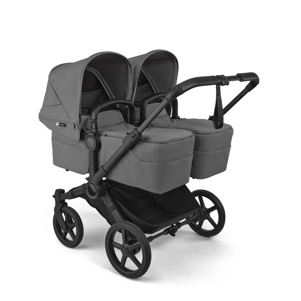 Bugaboo Donkey 6 Tvillingevogn Moon Grey Bundle