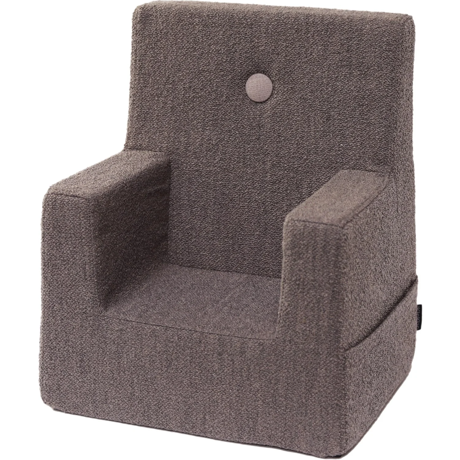 by KlipKlap Brown Bouclé With Sand KK Kids Stol