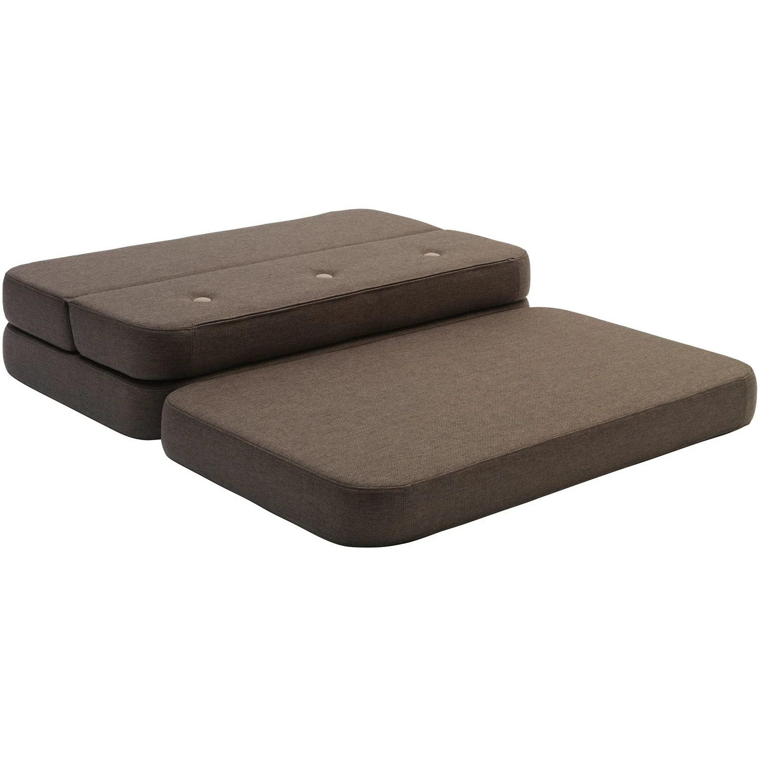 by KlipKlap Brown Sand KK 3 Fold Sofa 120 Cm - Image 6