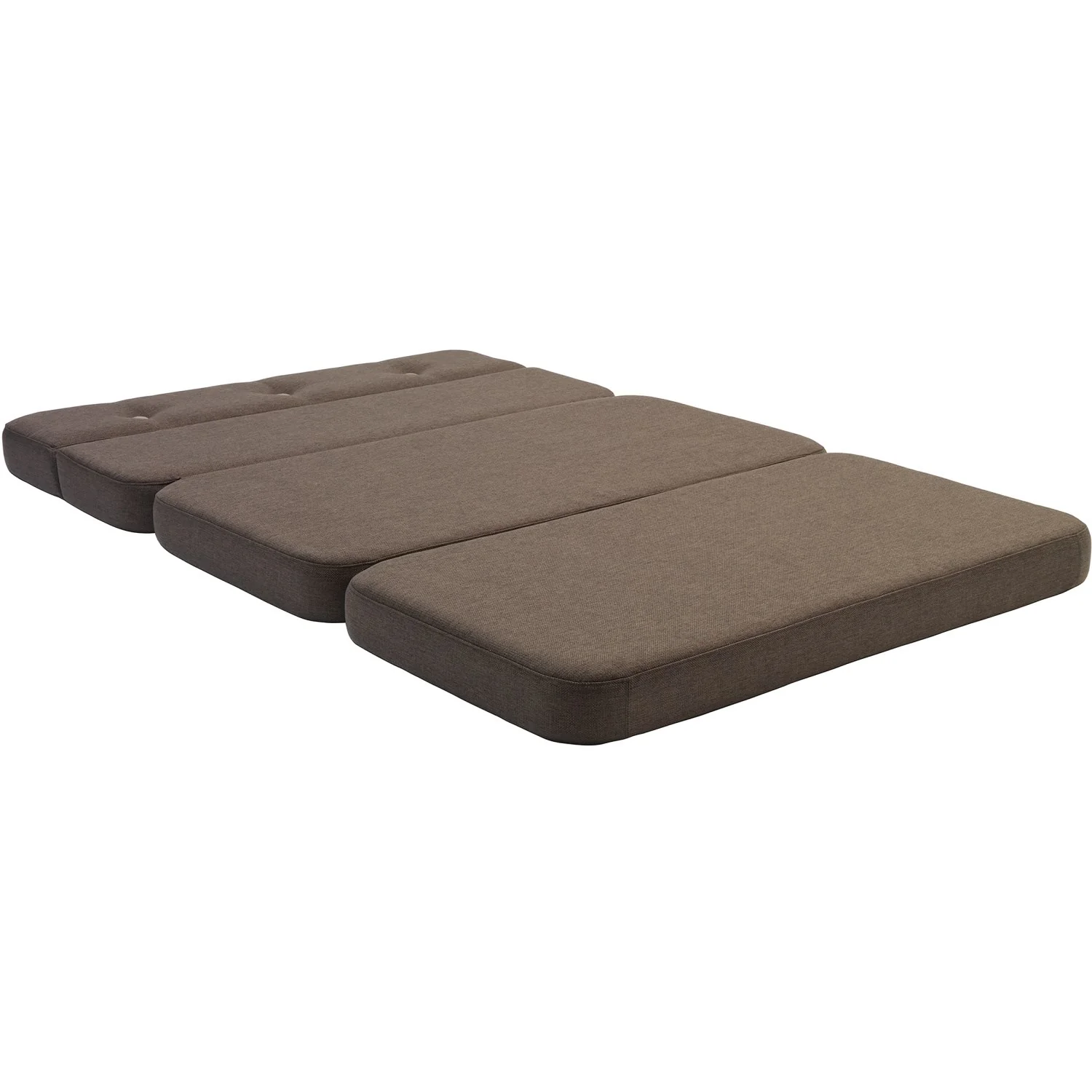 by KlipKlap 3 Fold Sofa Brown With Sand KK XL Soft 140 Cm - Image 8