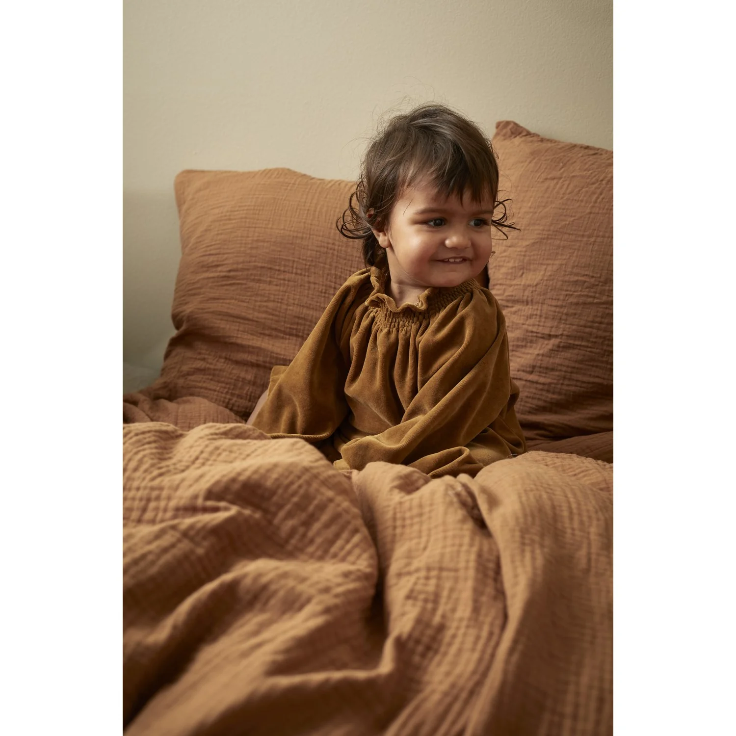 by KlipKlap Camel Brown Sengetøj - Image 2