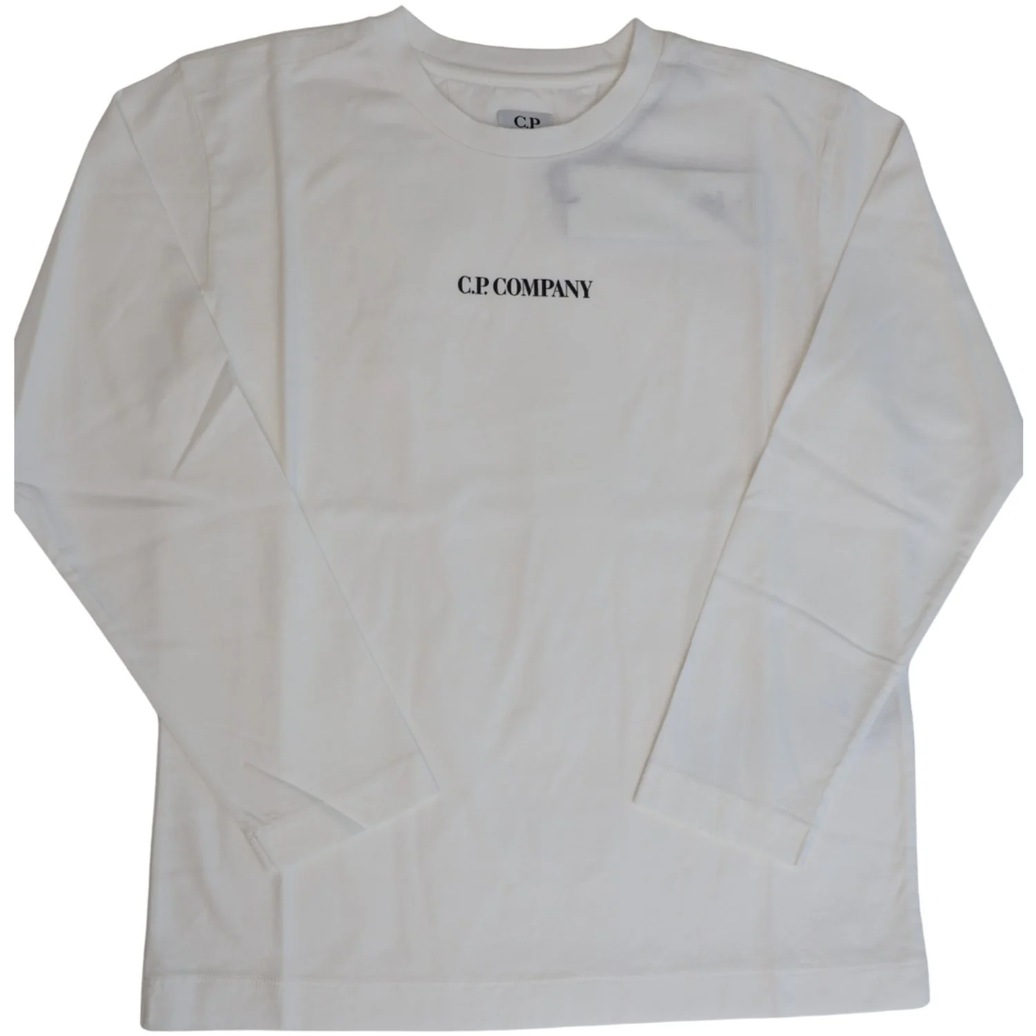 C.P. Company Gauze White Long Sleeve T-Shirt