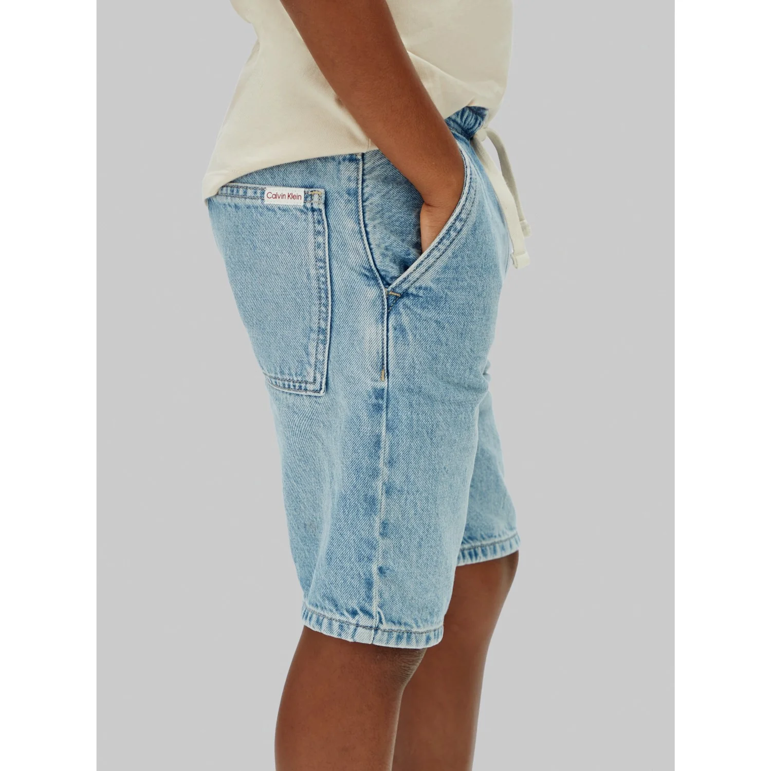 Calvin Klein Dante Wash Skater Denim Shorts Dante Wash - Image 3