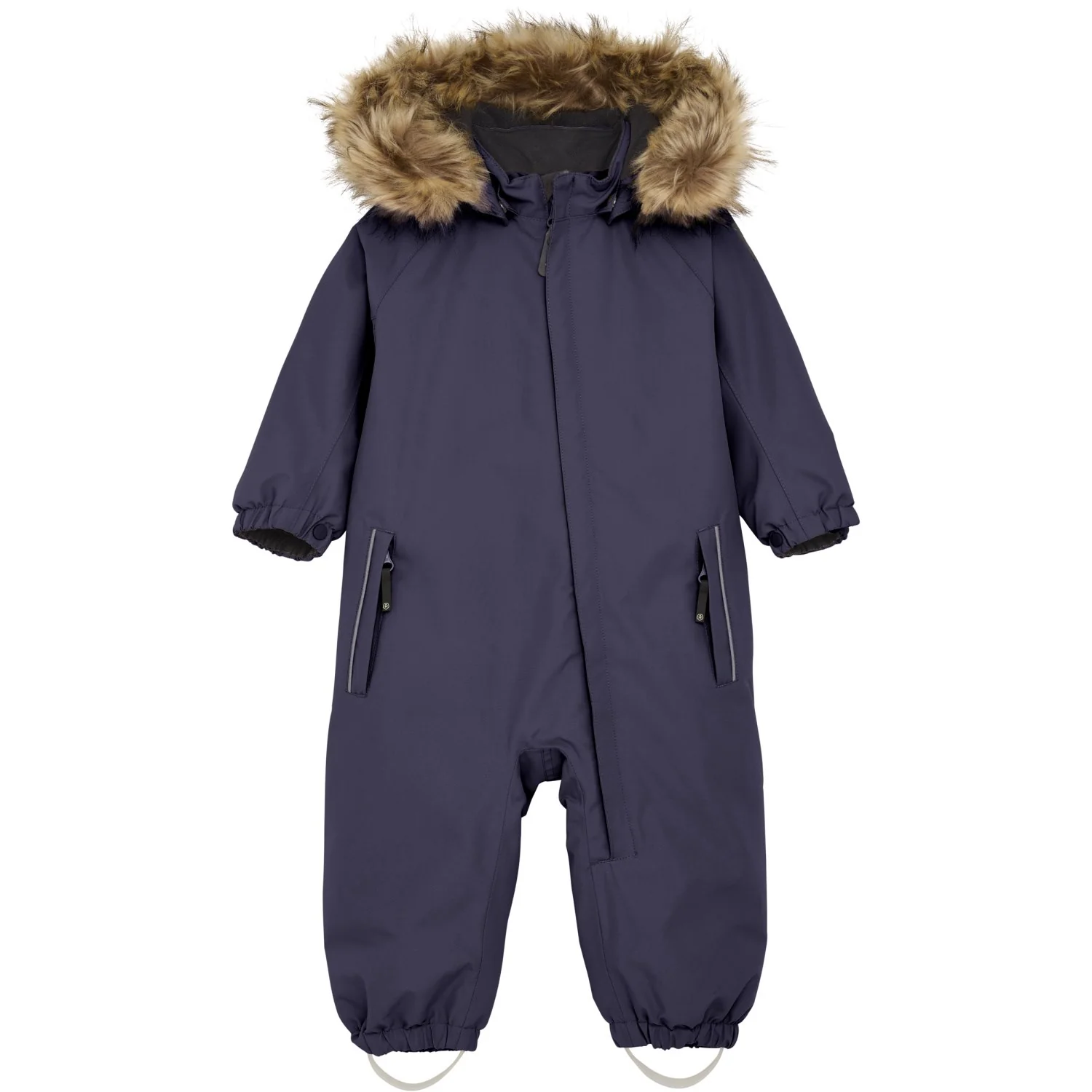Color Kids Graystone Baby Coverall W. Fake Pels