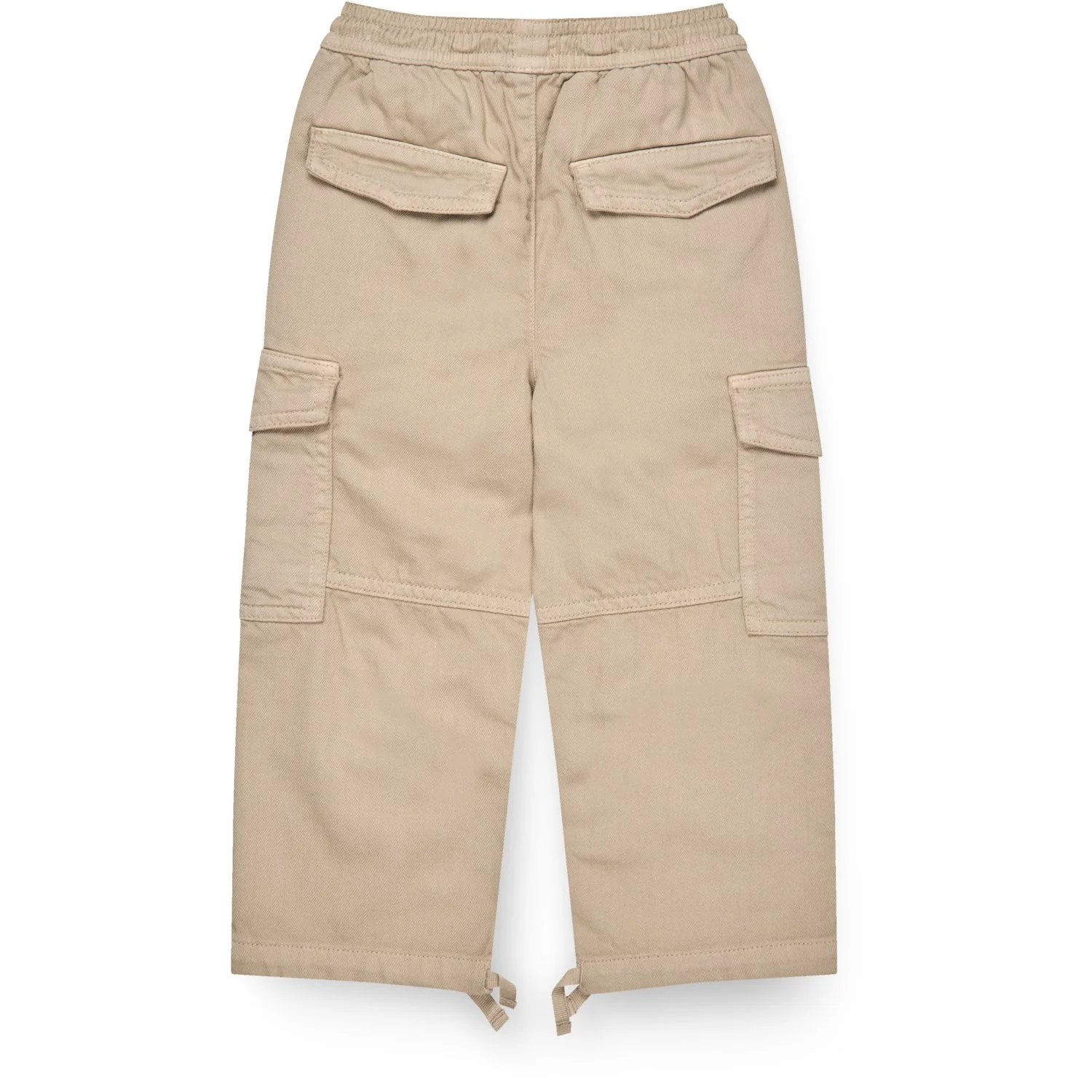 COPENHAGEN COLORS Beige Twill Baggy Bukser W. Pockets - Image 5