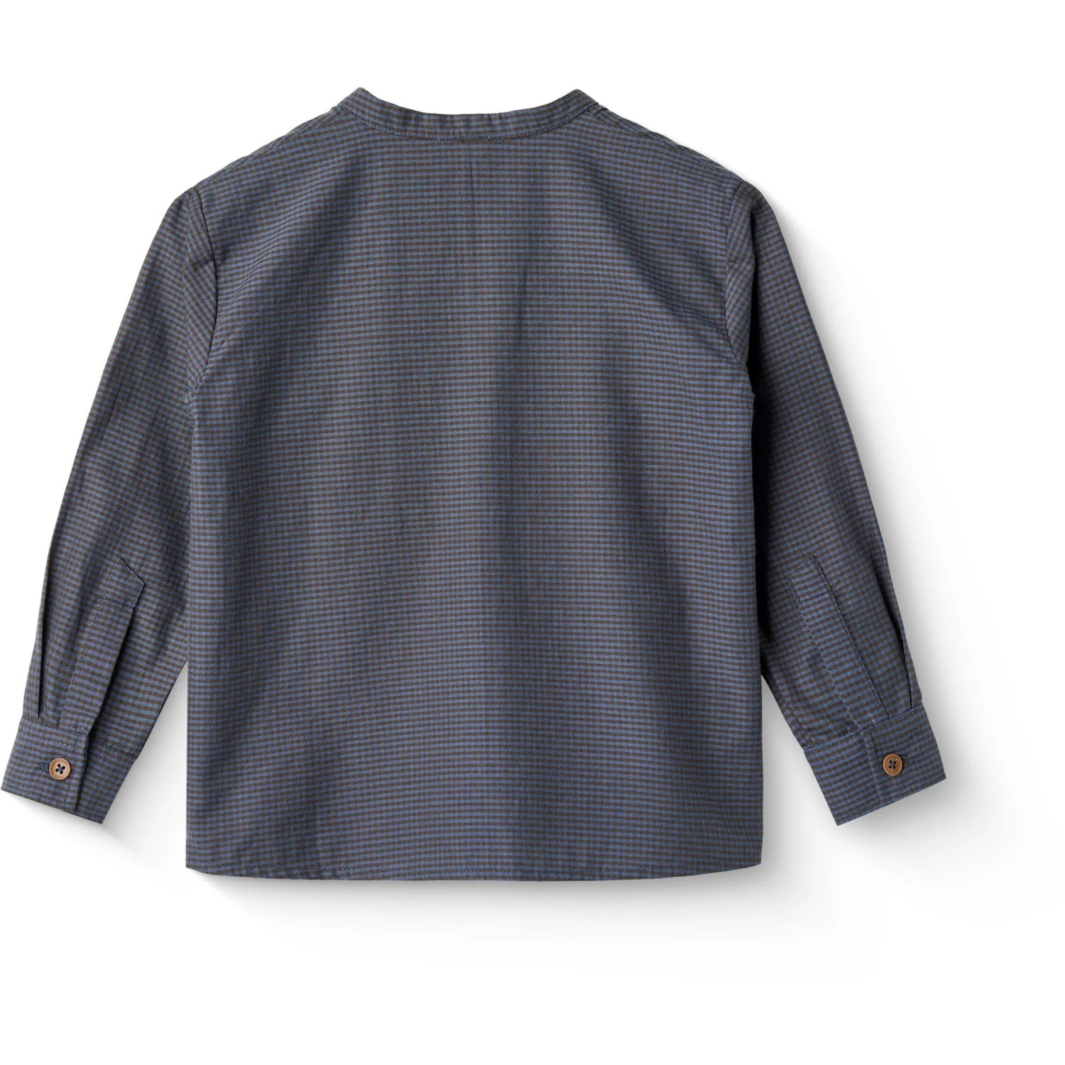 COPENHAGEN COLORS Brown/Blue Check Comb. Check Skjorte W. Placket - Image 5