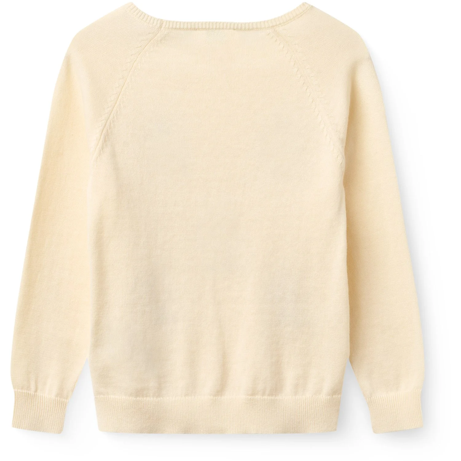 COPENHAGEN COLORS Cream Comb. Pull Over W. Embroidery - Image 3