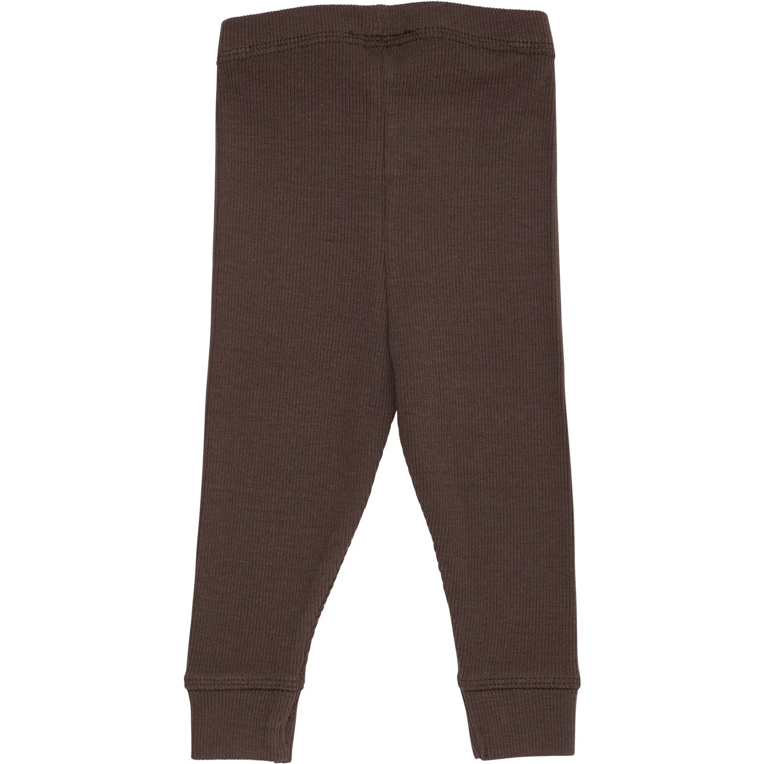 COPENHAGEN COLORS Dk Brown Modal Rib Leggings - Image 2