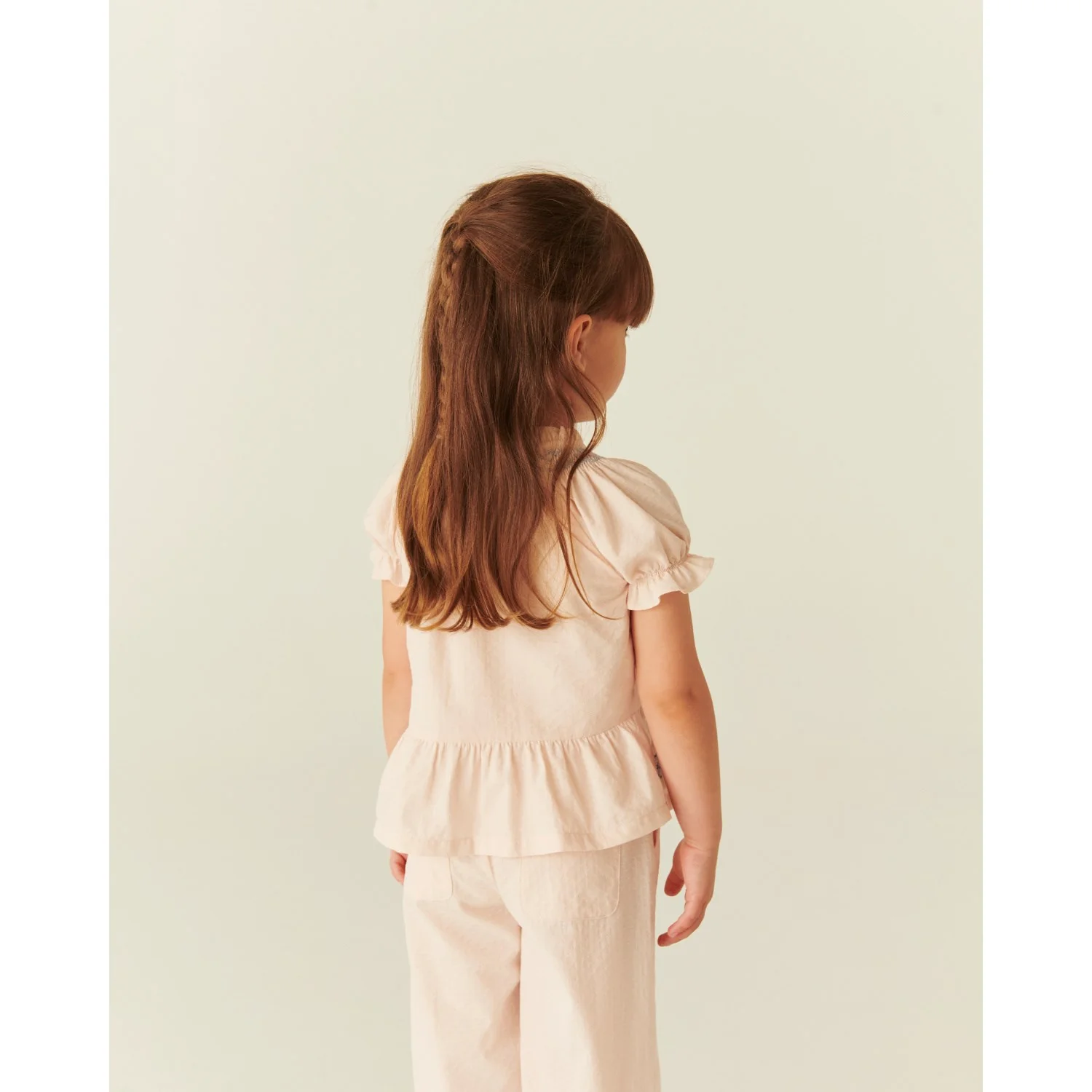 COPENHAGEN COLORS Dusty Rose Comb. Bluse W. Smock W. Emb. - Image 5