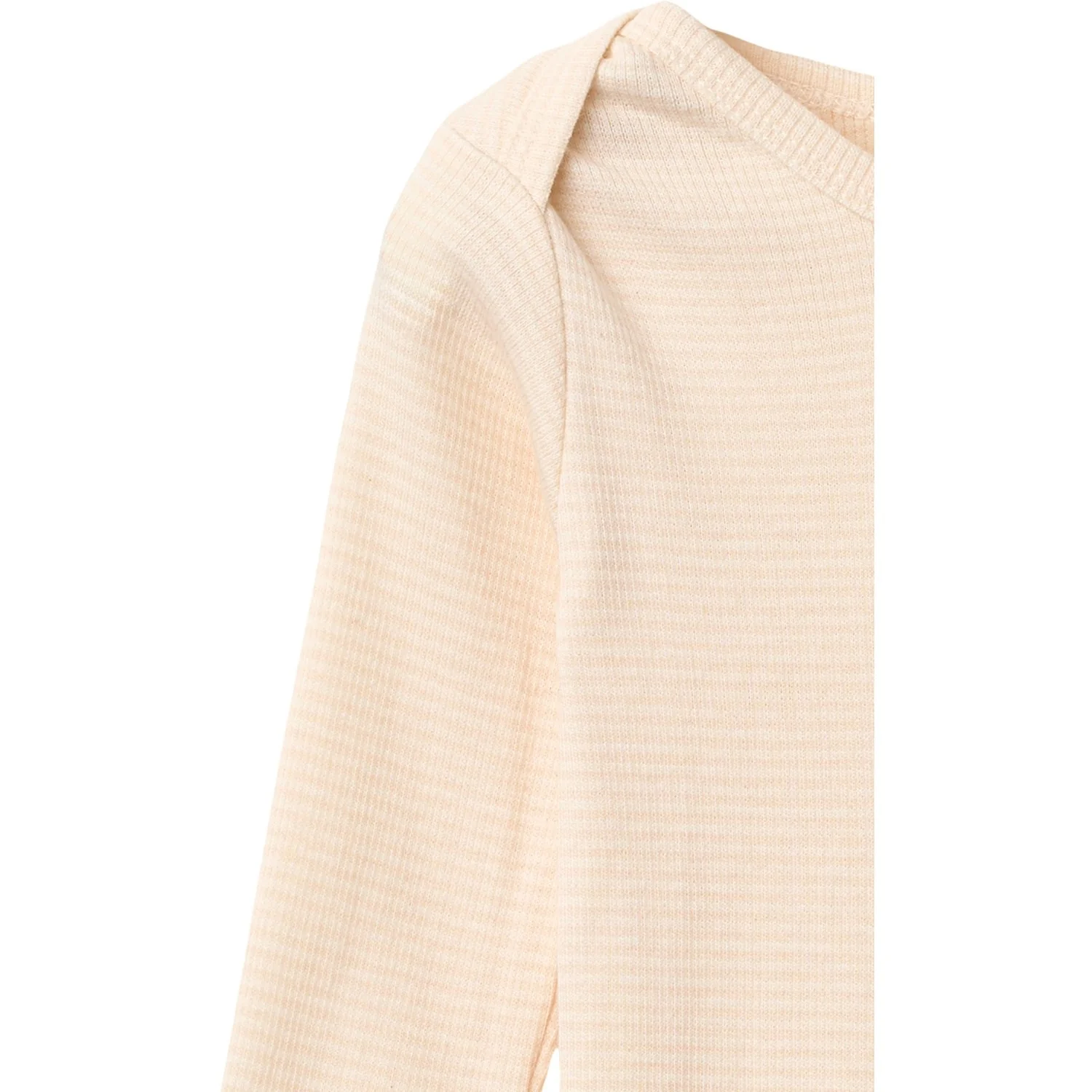 COPENHAGEN COLORS Dusty Rose/Cream Stripe Modal Full Body Romper - Image 2
