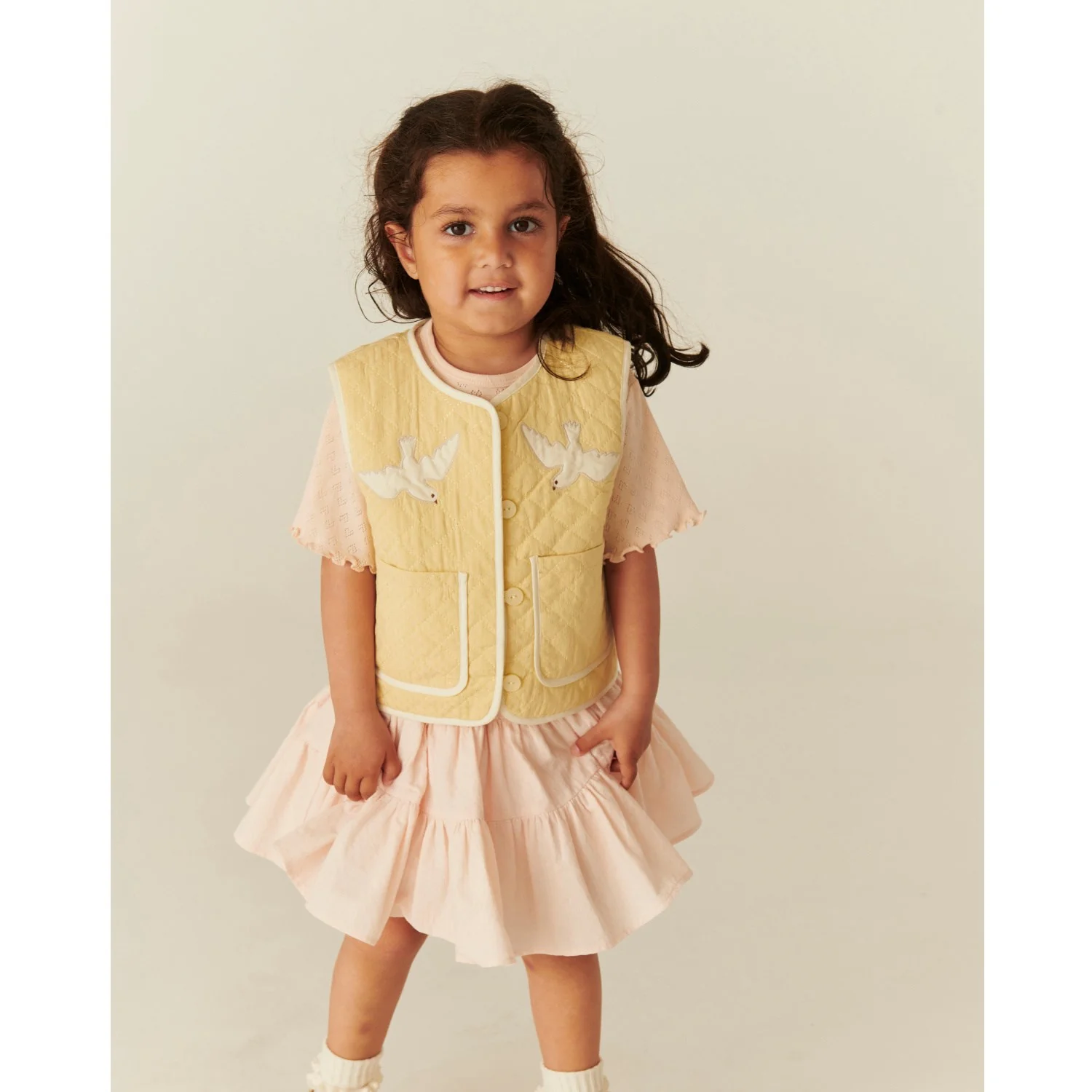 COPENHAGEN COLORS Dusty Rose Nederdel W. Tyl Lining - Image 2