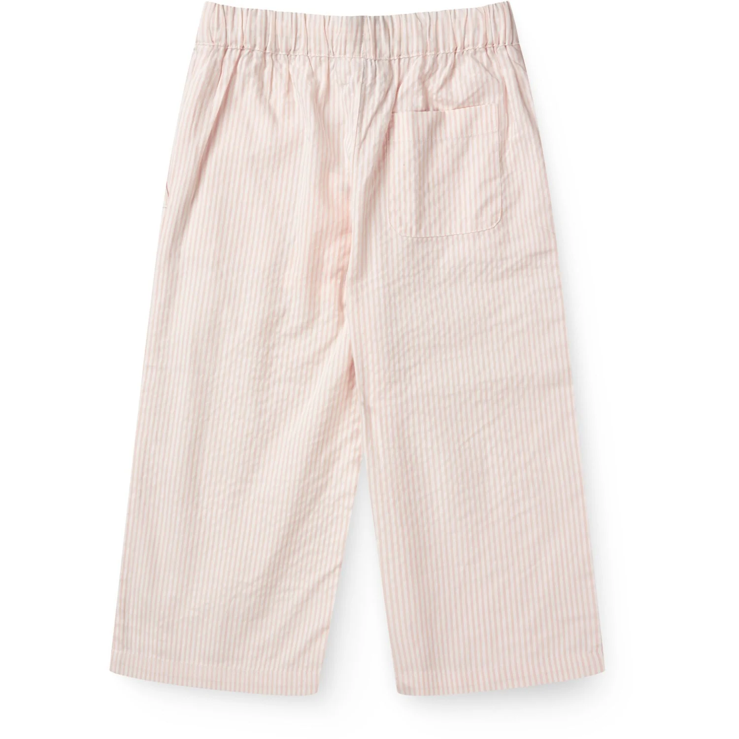 COPENHAGEN COLORS Dusty Rose W Cream Stripe Seersucker Pajama Bukser - Image 3