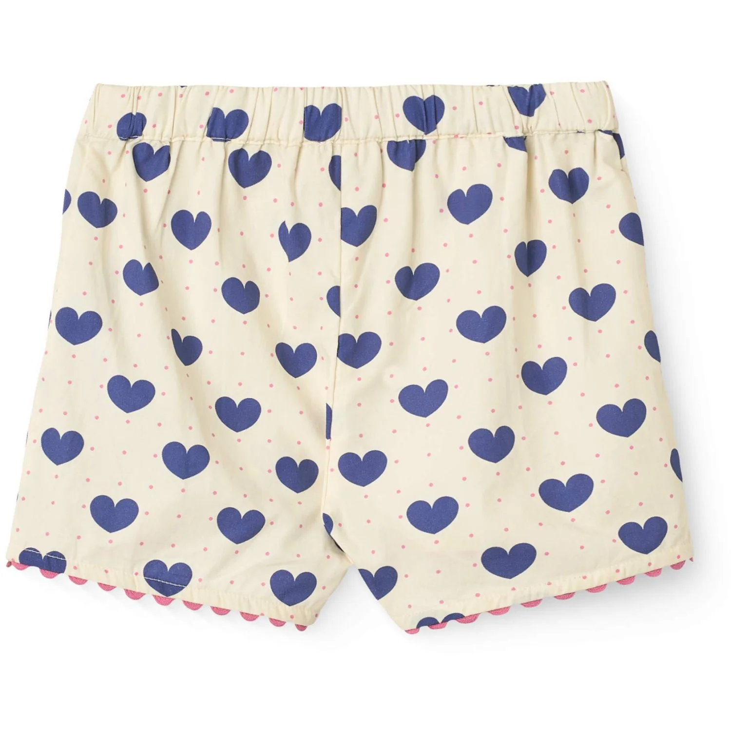 COPENHAGEN COLORS x Luksusbaby Heart Aop Ocean Heart and Dots Bluse m/Shorts Sæt - Image 6