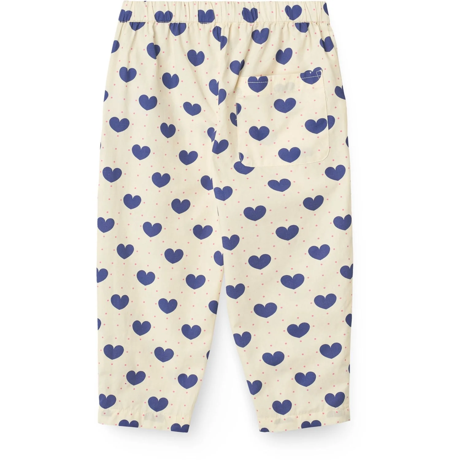 COPENHAGEN COLORS x Luksusbaby Heart Aop Ocean Heart and Dots Bukser Loose Fit - Image 2