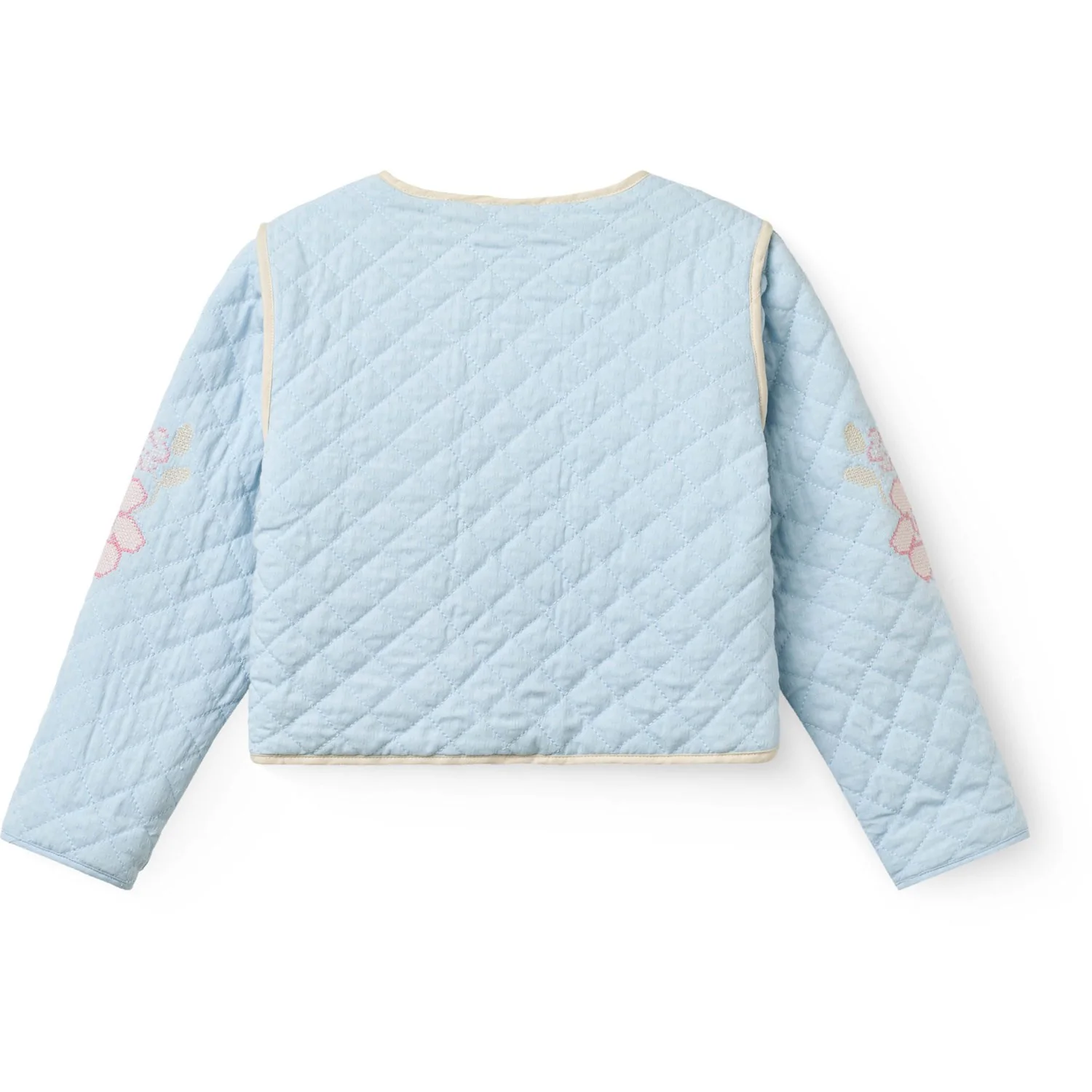 COPENHAGEN COLORS Lt. Blue Comb. Quiltet Jakke - Image 3