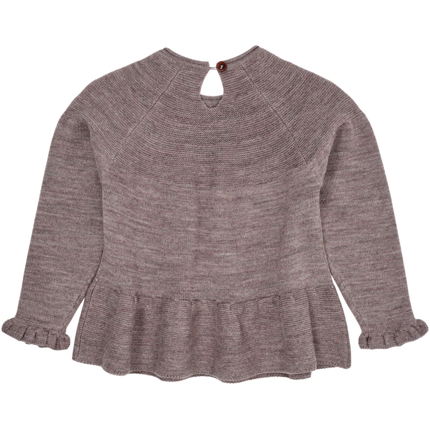 Copenhagen Colors Natural Melange Merino Knit Bluse M. Flæse - Image 7