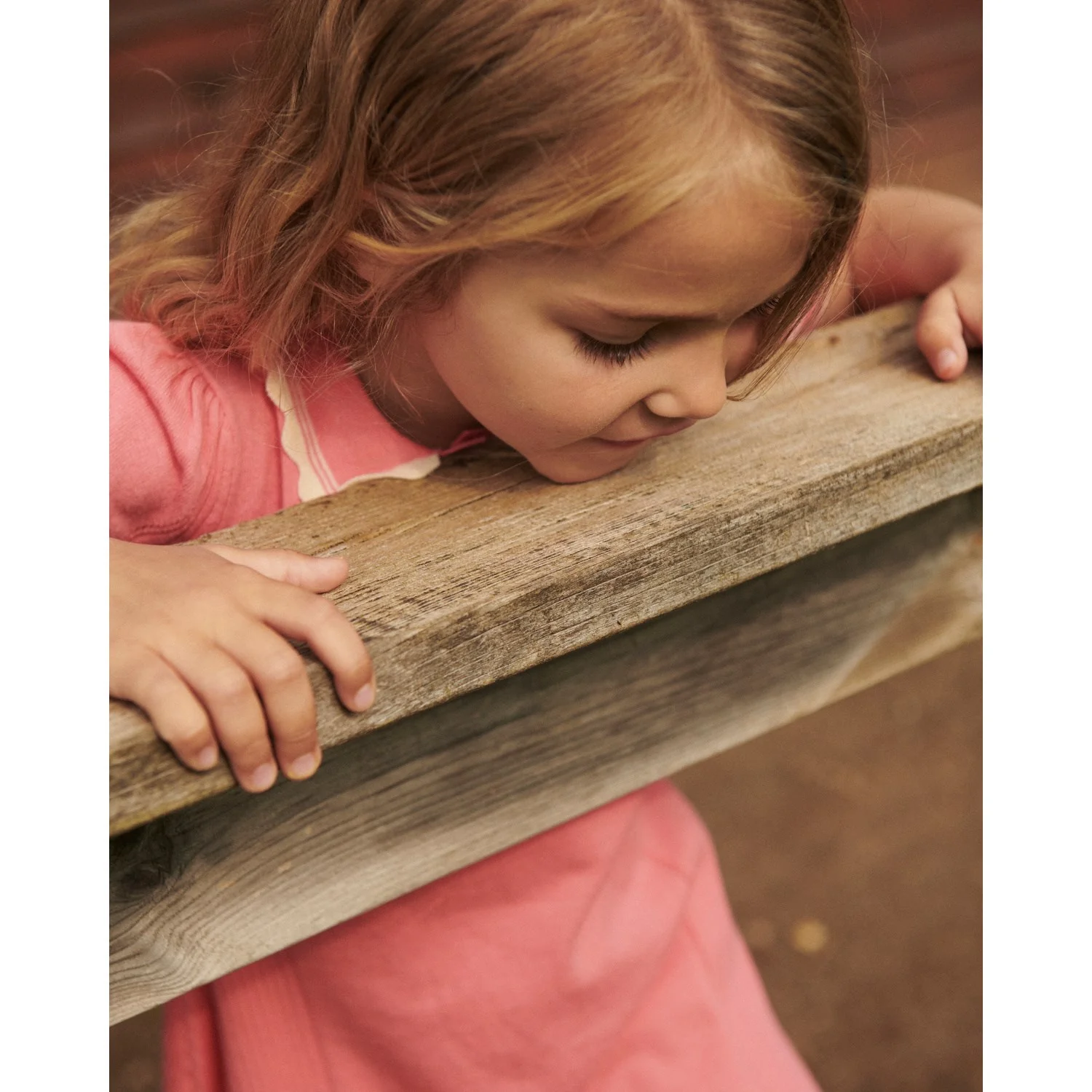 COPENHAGEN COLORS Pink Comb. Strikket Peplum Kjole - Image 4