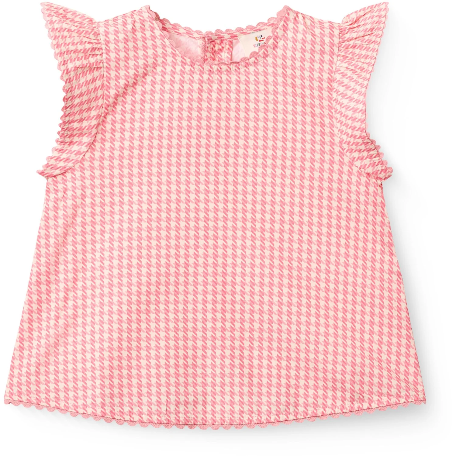 COPENHAGEN COLORS Pink Houndstooth Mini Houndstooth Deco Sæt - Image 3