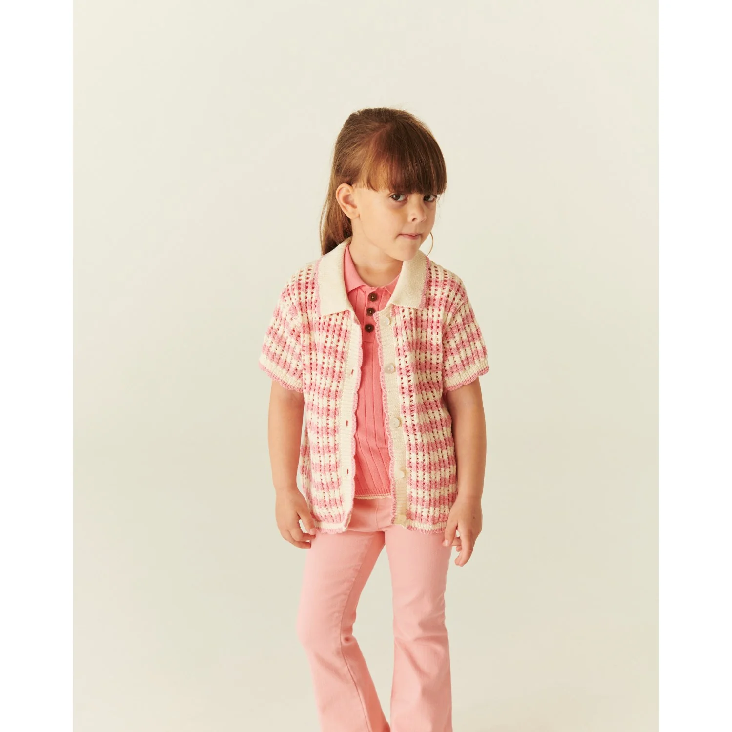 COPENHAGEN COLORS Pink Jeggings Solid W. Flare - Image 2