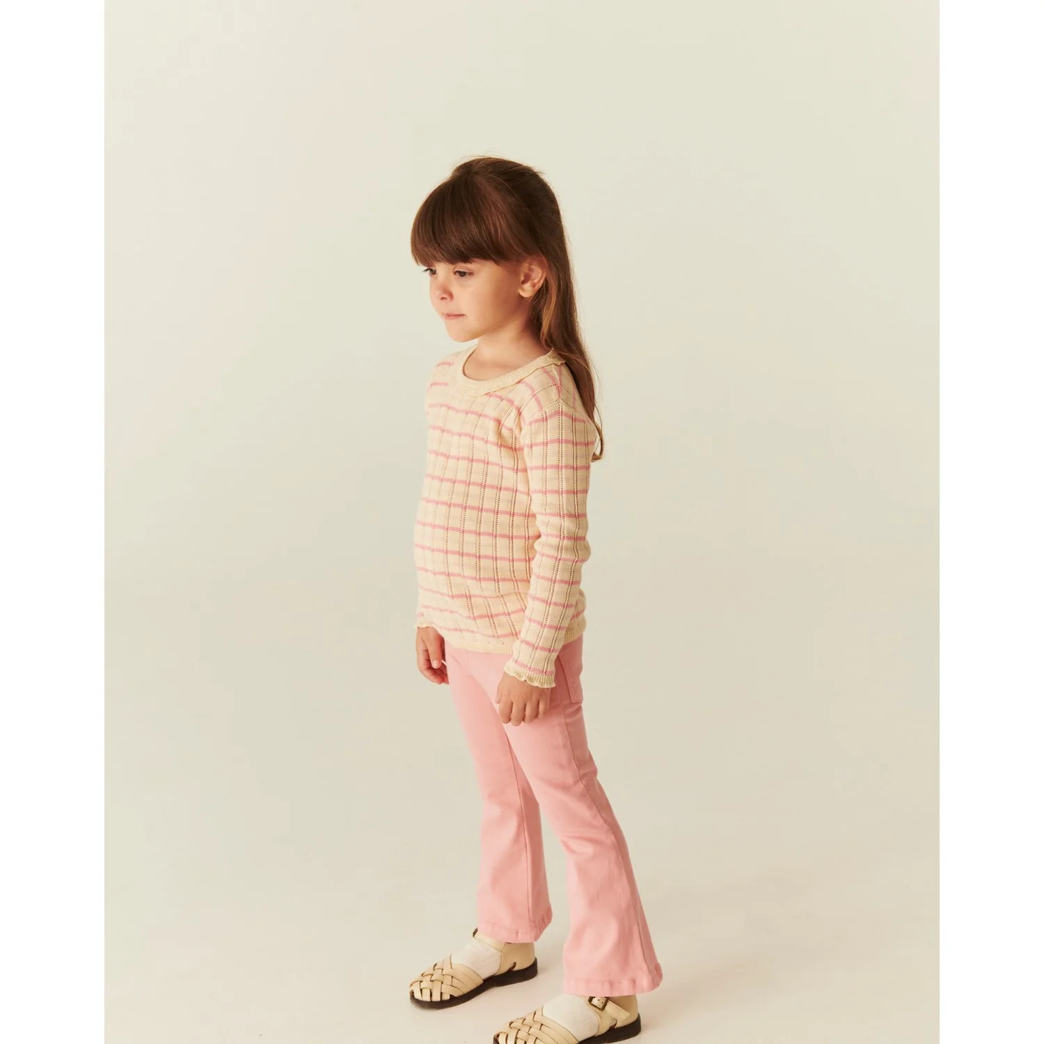 COPENHAGEN COLORS Pink Jeggings Solid W. Flare - Image 3