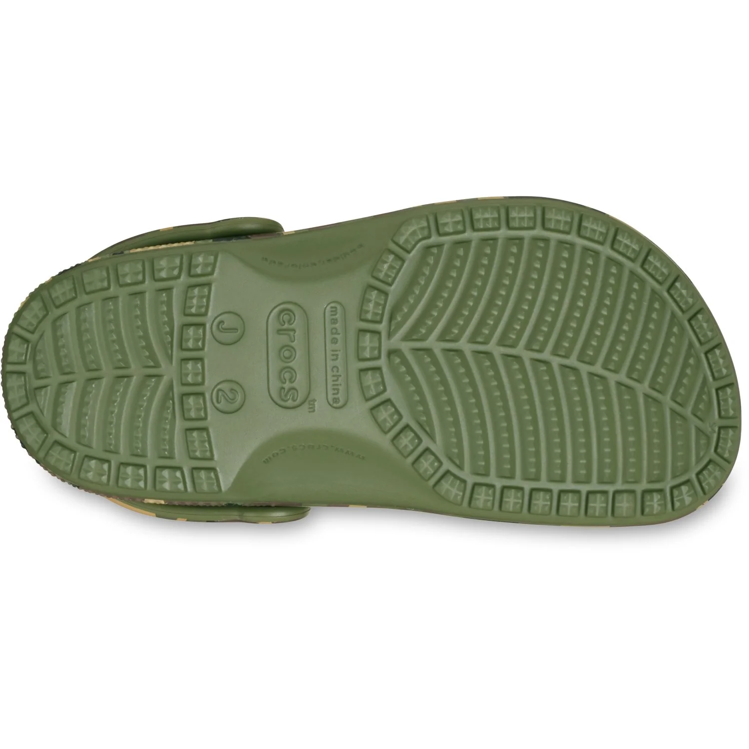Crocs Army Green/Multi Classic Camouflage Clog - Image 7