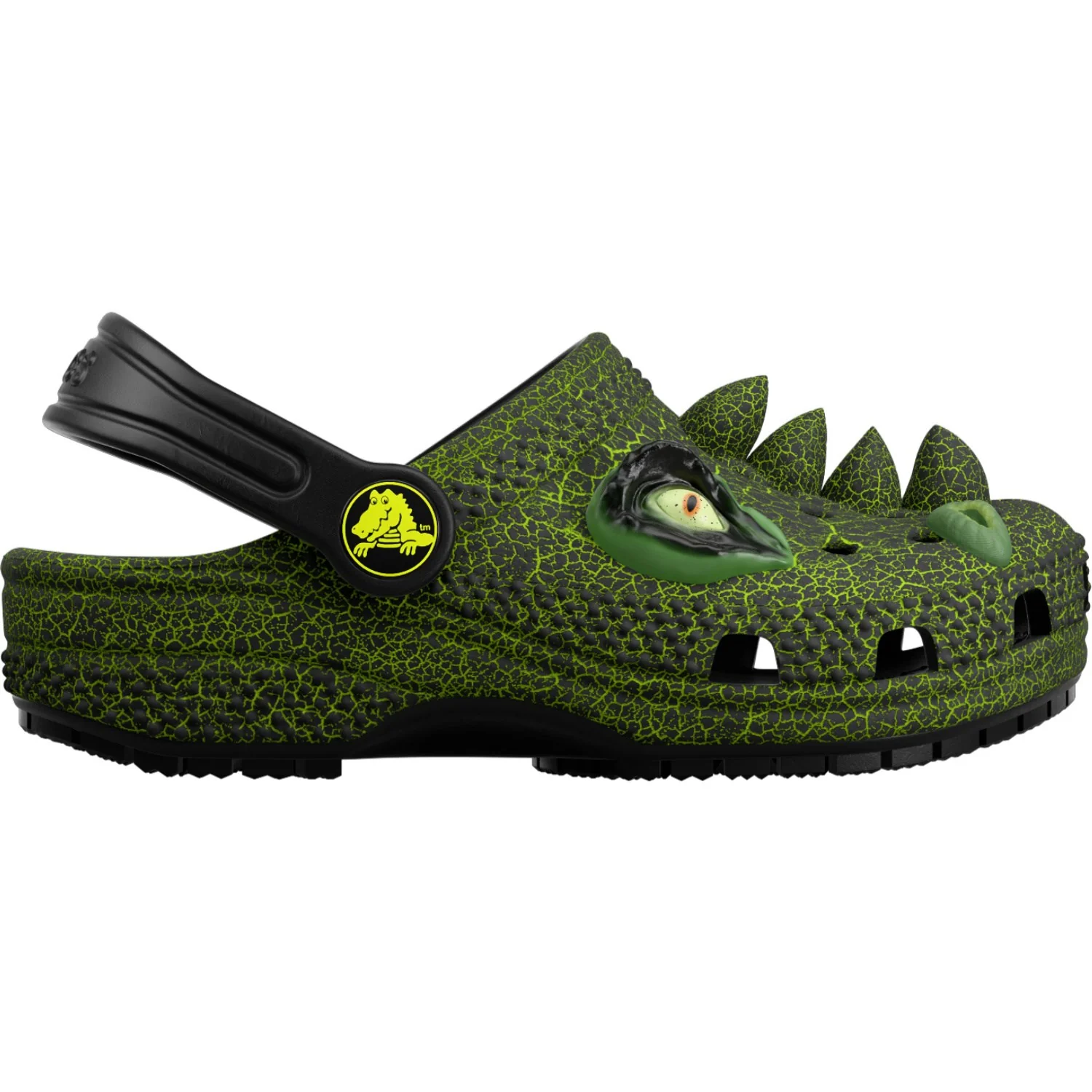 Crocs Black Classic IAM Scary Dino Clog - Image 5