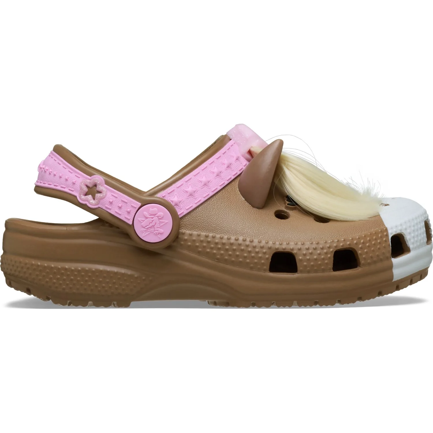Crocs Milk Chocolate Classic IAM Horse Clog - Image 3