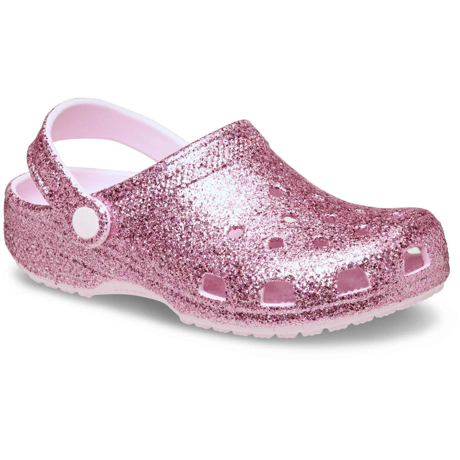 Crocs Pink Milk Classic Chunky Glitter Clog T PkM - Image 4