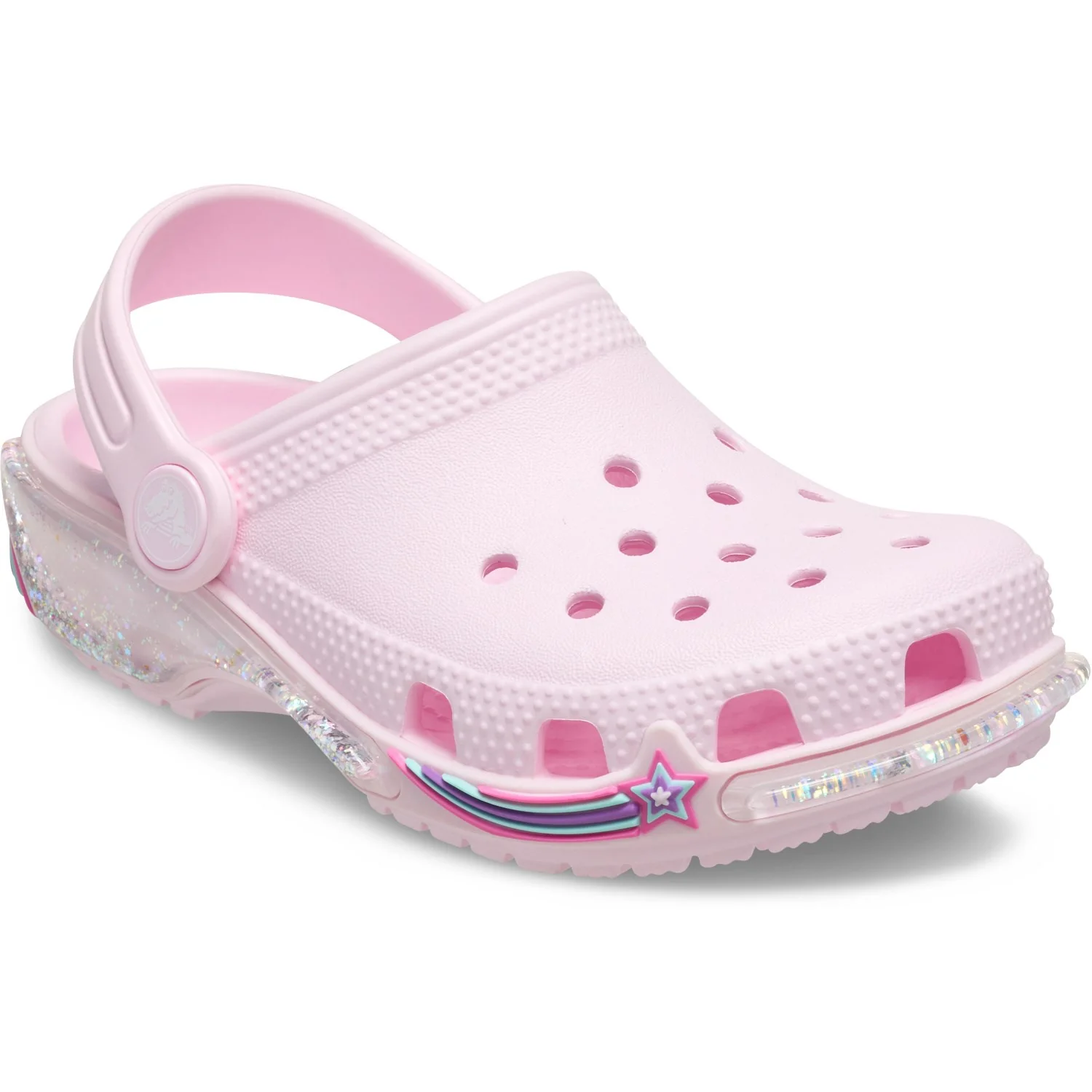 Crocs Pink Milk Classic Star Sprinkel Shaker Clog - Image 2