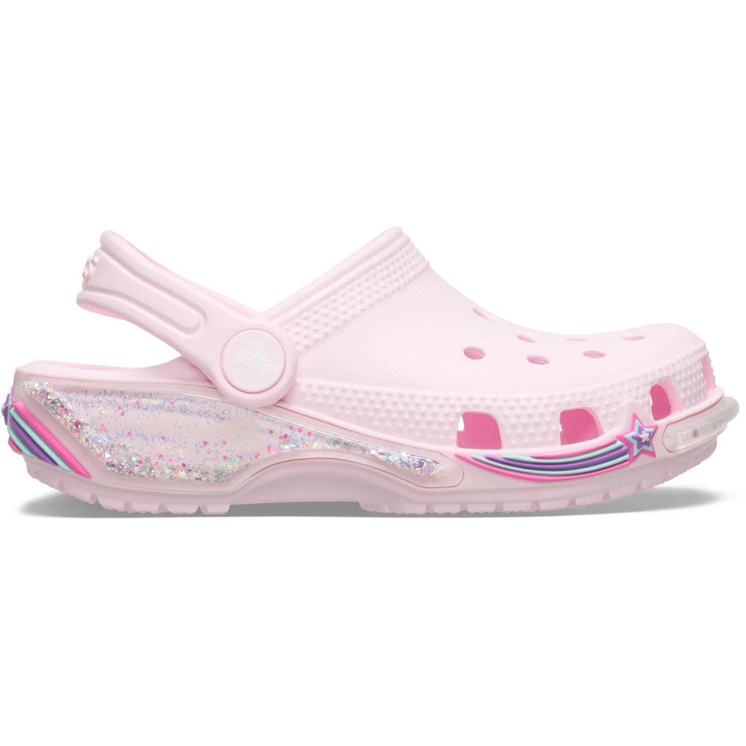 Crocs Pink Milk Classic Star Sprinkel Shaker Clog - Image 3