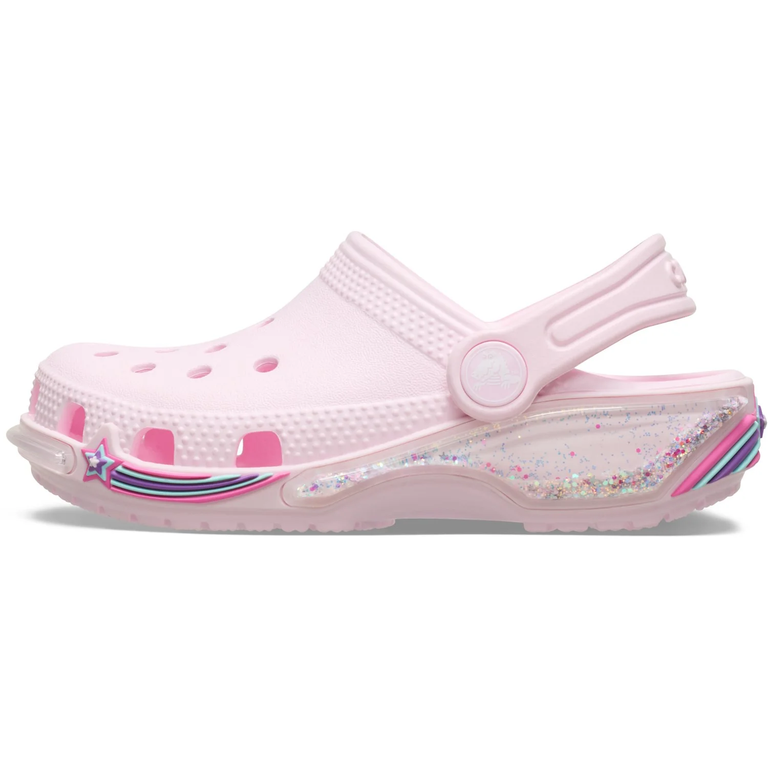Crocs Pink Milk Classic Star Sprinkel Shaker Clog - Image 4
