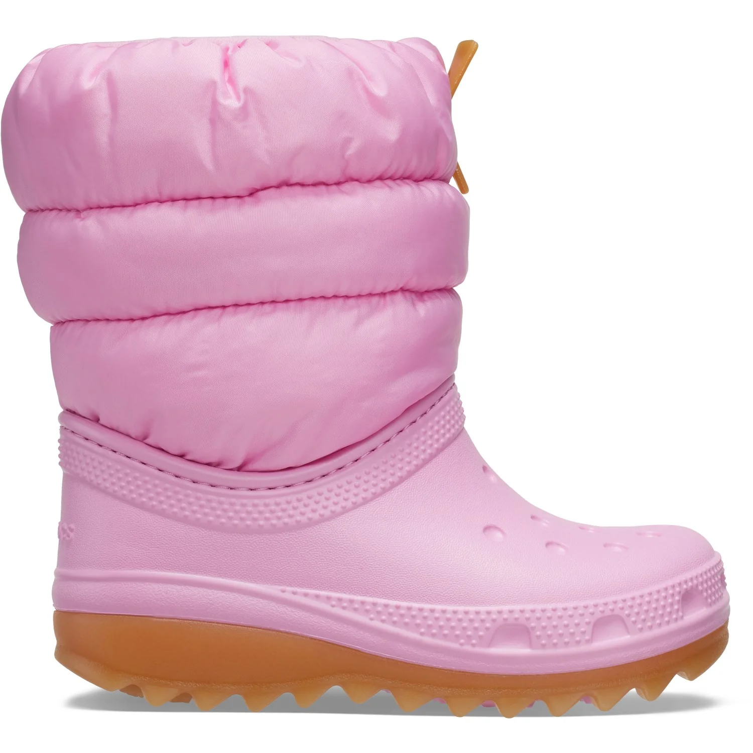 Crocs Pink Tweed/Gum Classic Neo Puff Støvle - Image 3