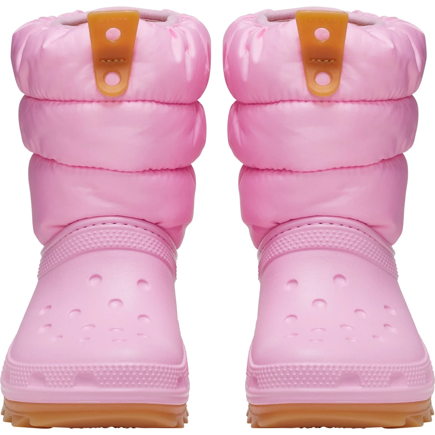 Crocs Pink Tweed/Gum Classic Neo Puff Støvle - Image 4