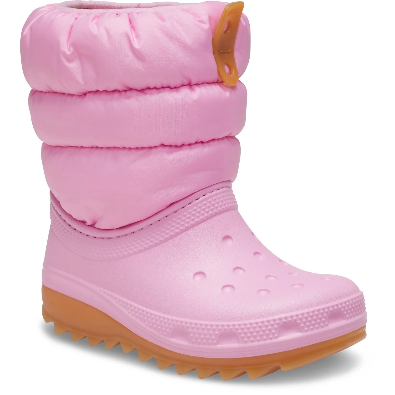 Crocs Pink Tweed/Gum Classic Neo Puff Støvle - Image 2