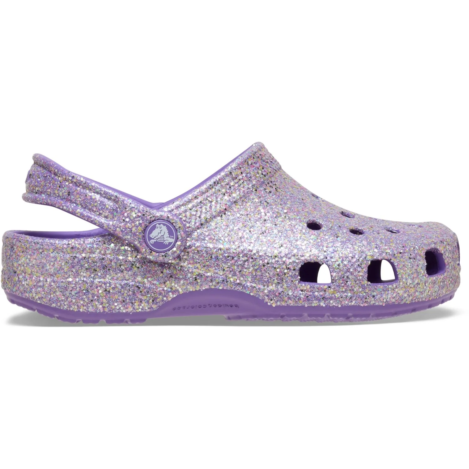 Crocs Purple Classic Fantasy Glitter Clog K Ppl - Image 2