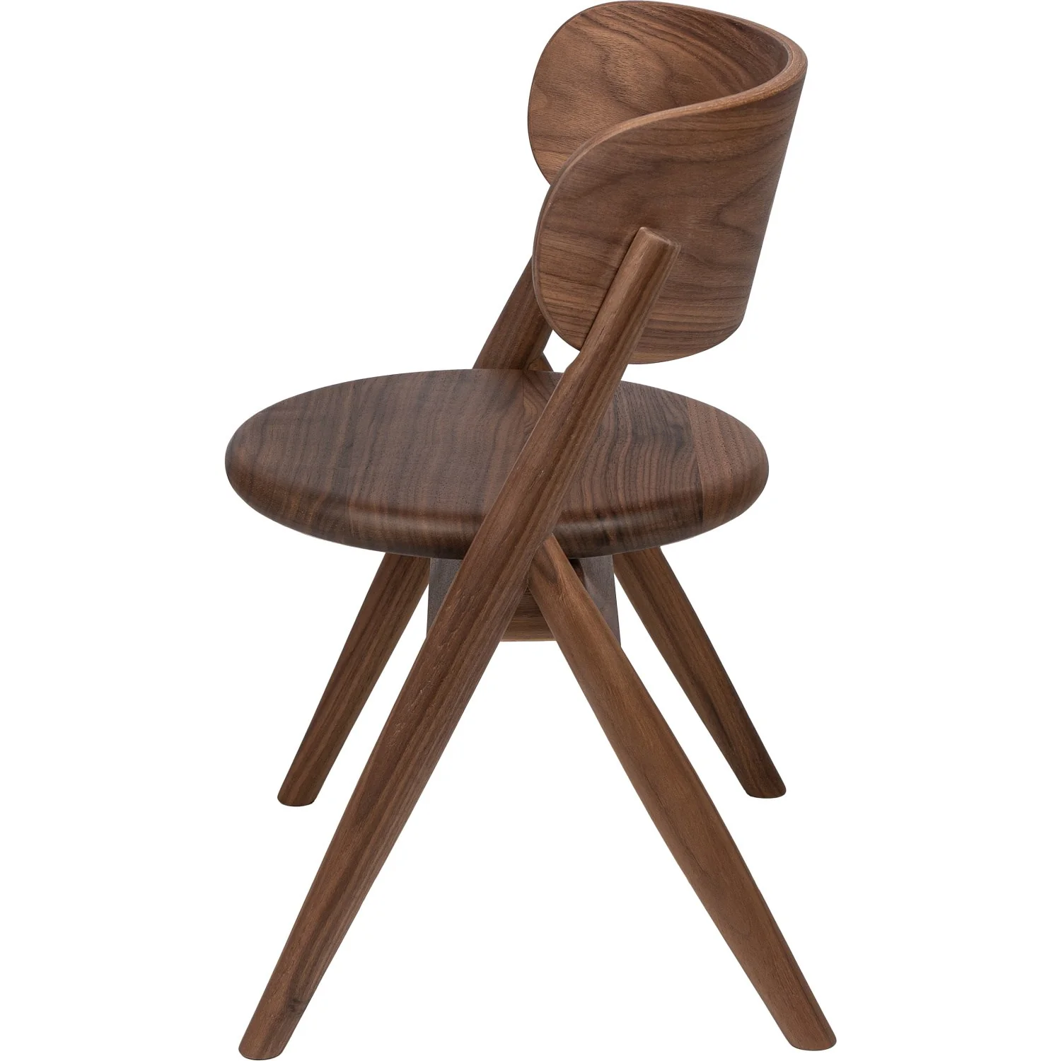 Curve Lab Walnut/Valnød Small Stol - Image 5