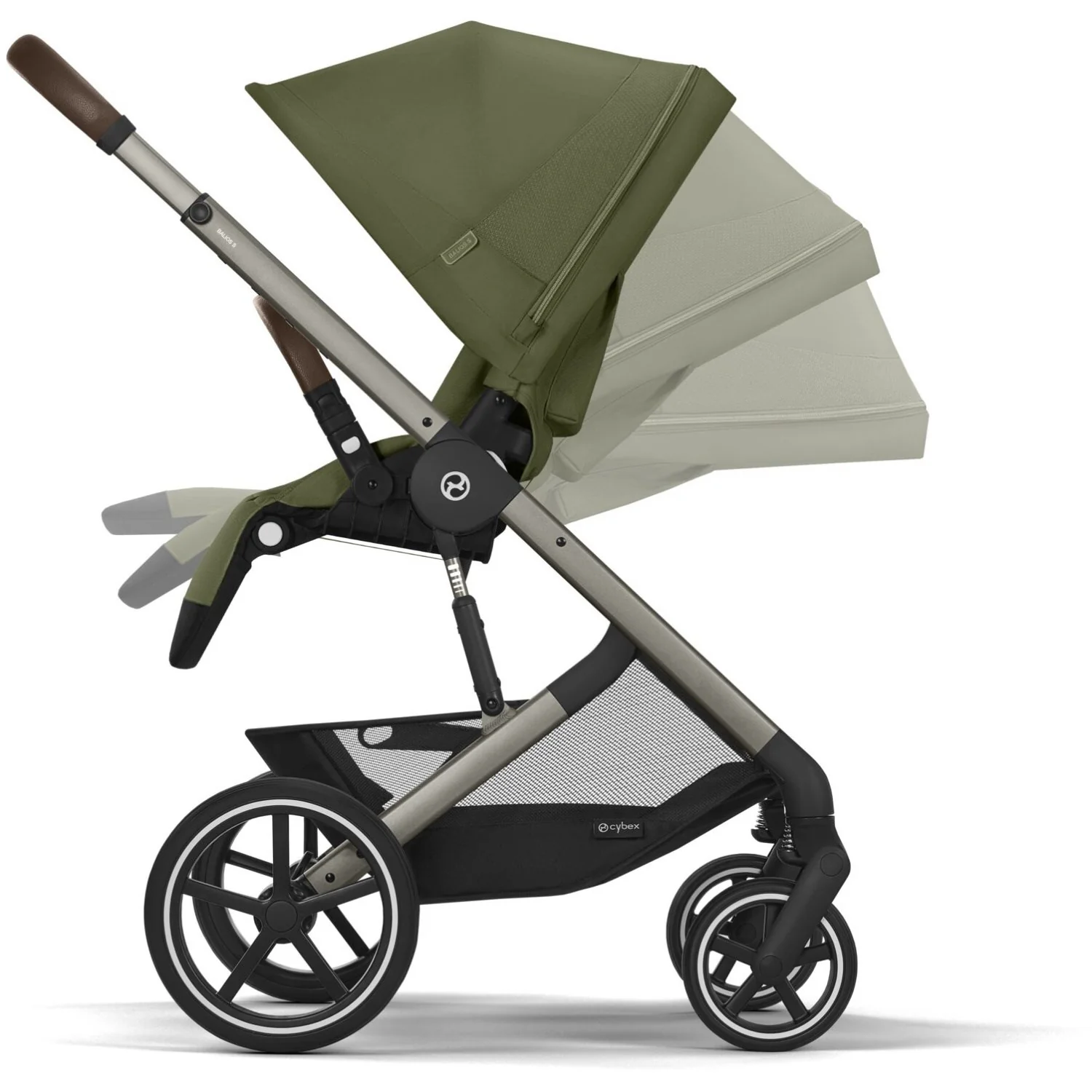 Cybex Balios S Lux Klapvogn Moss Green - Image 3