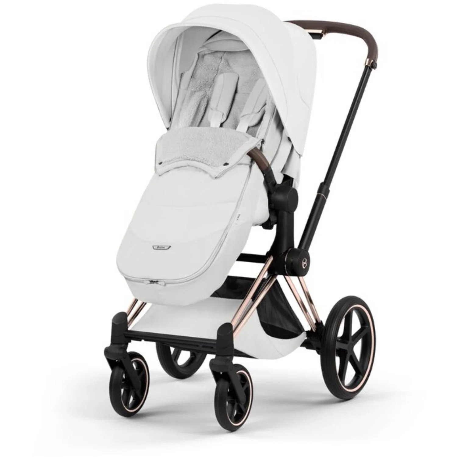 Cybex Off White/Light Beige Platinum Kørepose - Image 5
