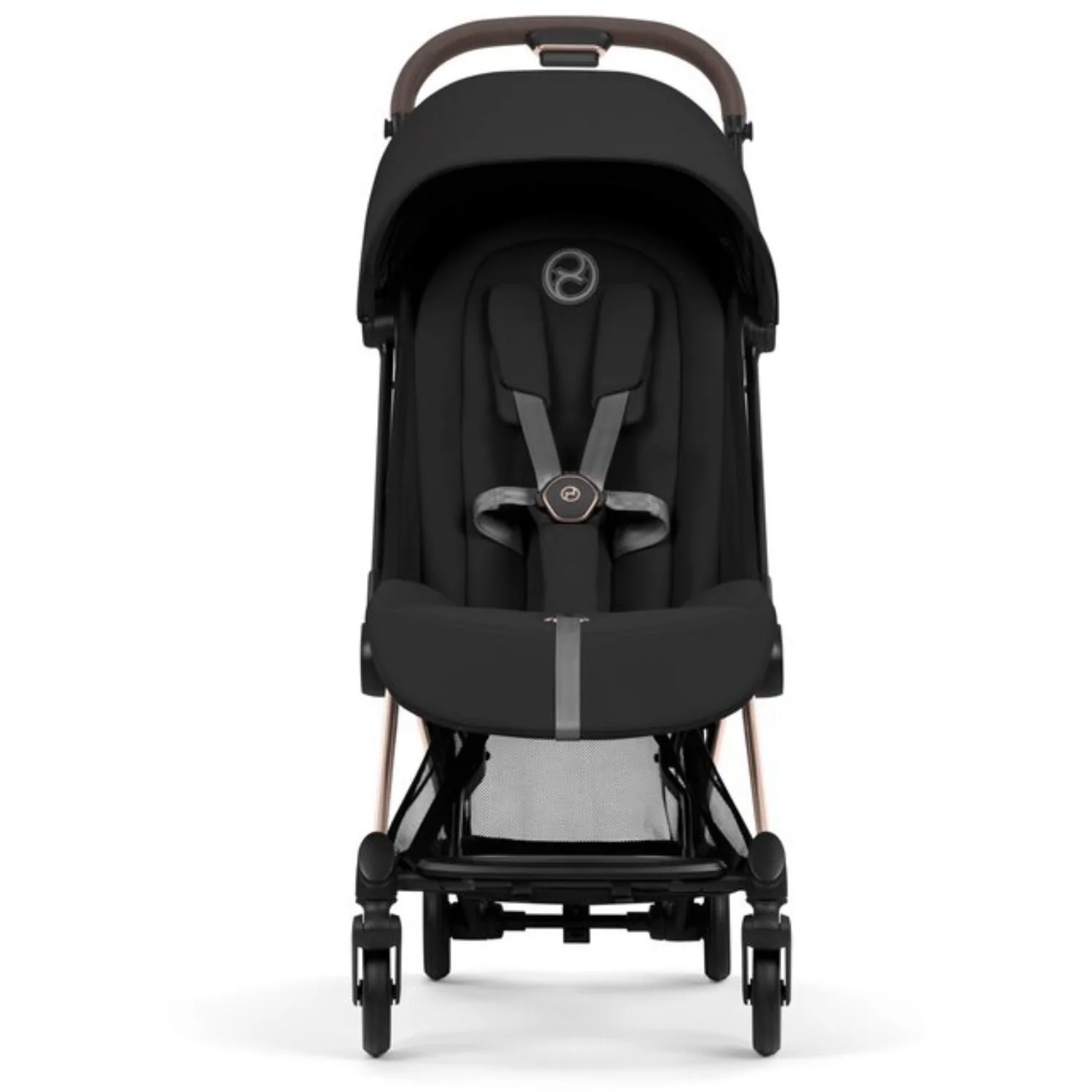 Cybex Sepia Black/Black Coÿa Comfort Rosegold Inklusiv Foldbar Liggedel - Image 4