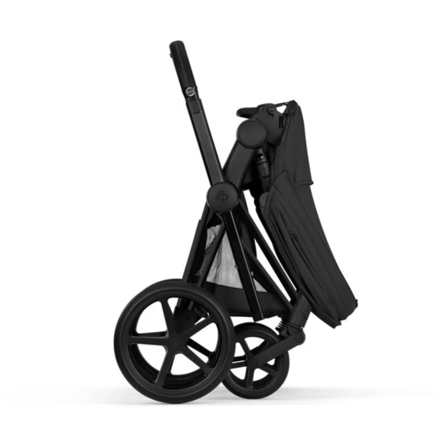 Cybex Sepia Black/Black Priam Comfort Matt Black Inklusiv Foldbar Liggedel - Image 10