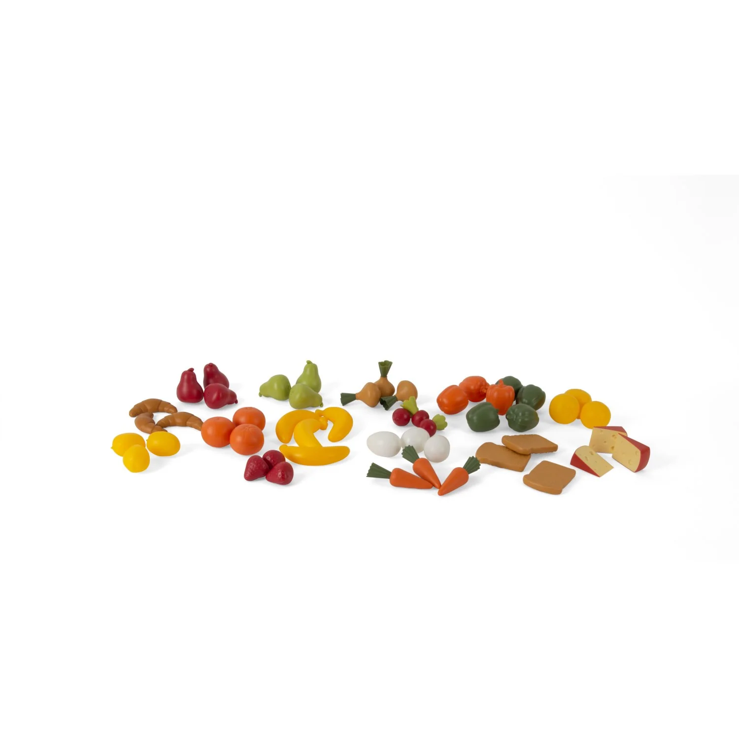 Dantoy Mixed Colours Classic Playfood-Sæt, 50 Dele
